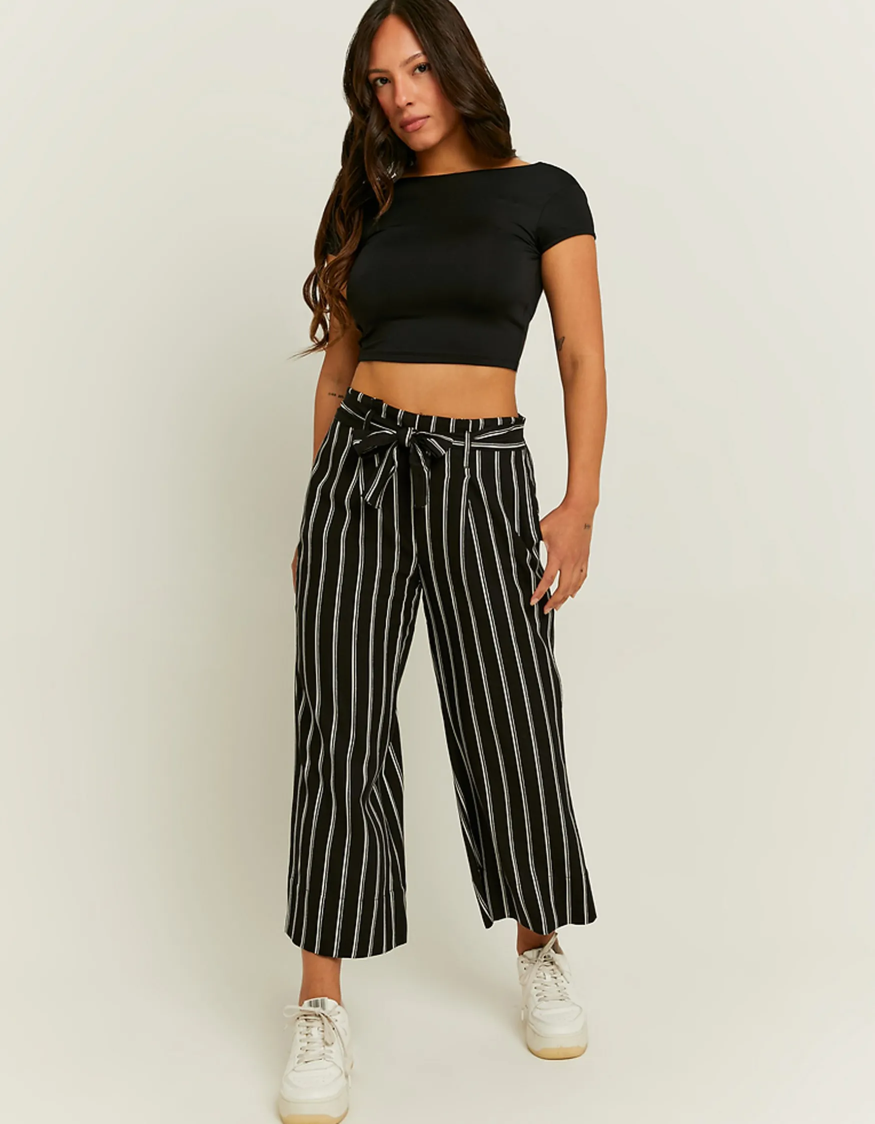 Tally Weijl Bedruckte Culotte-Hose mit Knoten^ Hosen