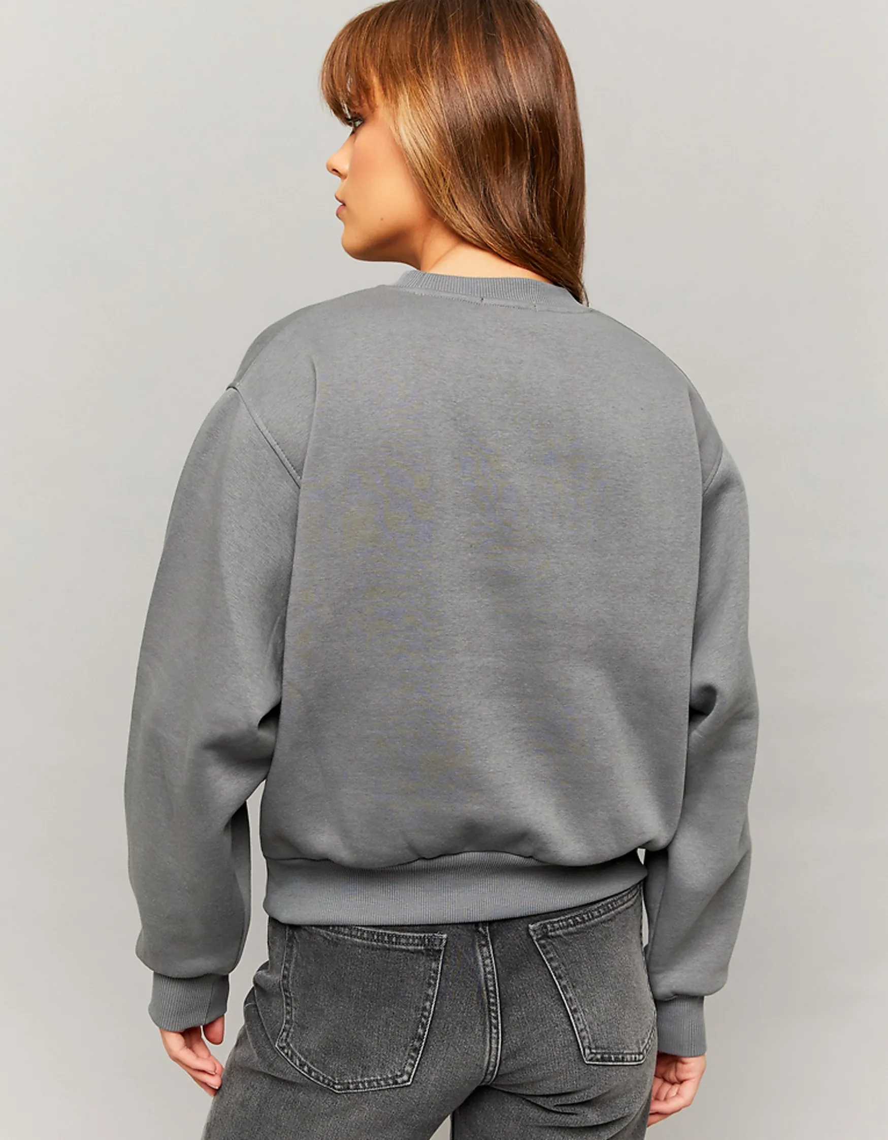 Tally Weijl Bedrucktes oversize Sweatshirt mit Strass^ Sweatshirts & Hoodies