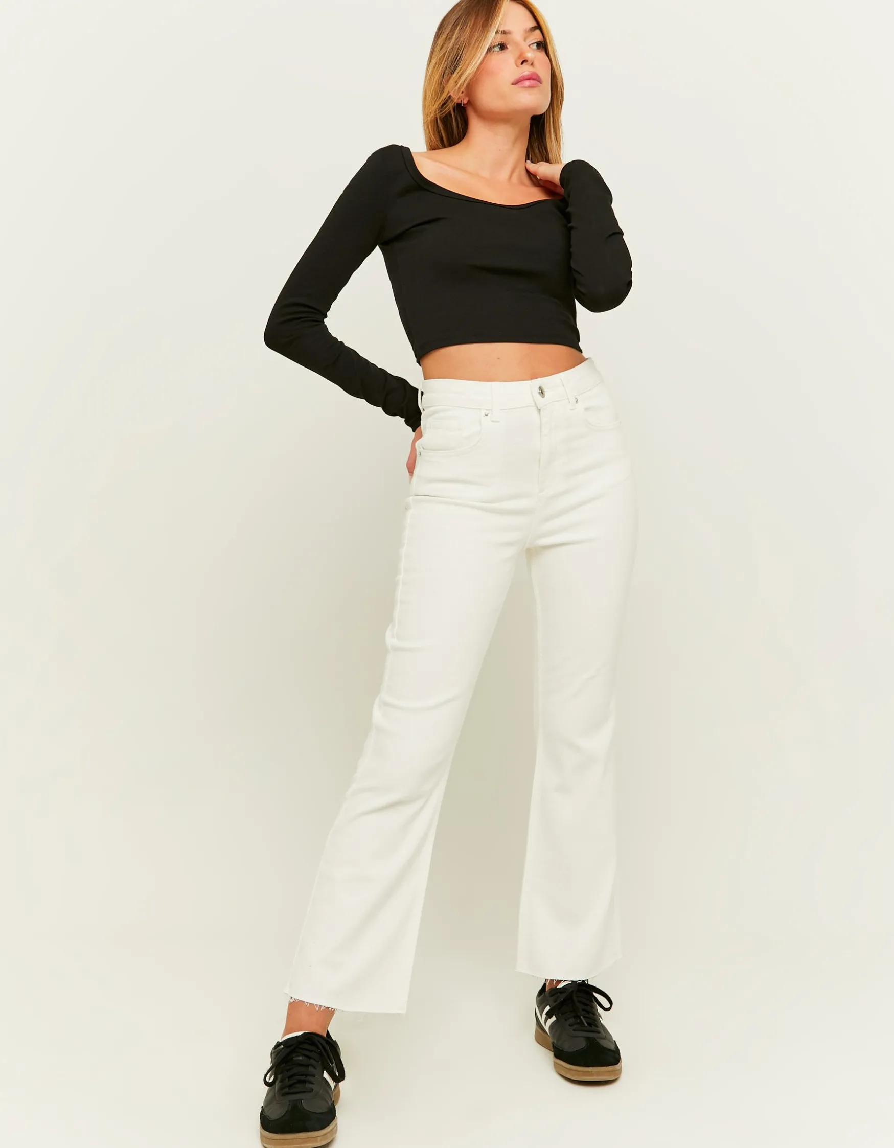 Tally Weijl Cropped Flare Jeans^ Jeans