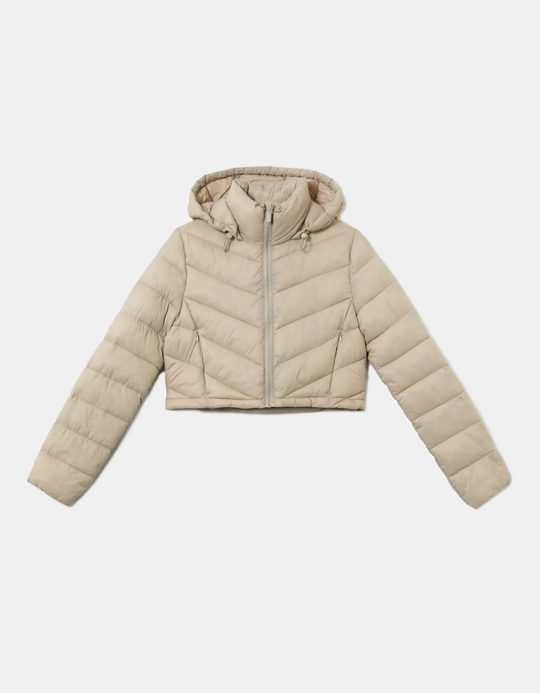 Tally Weijl Beige Cropped SteppJacke^ Jacken