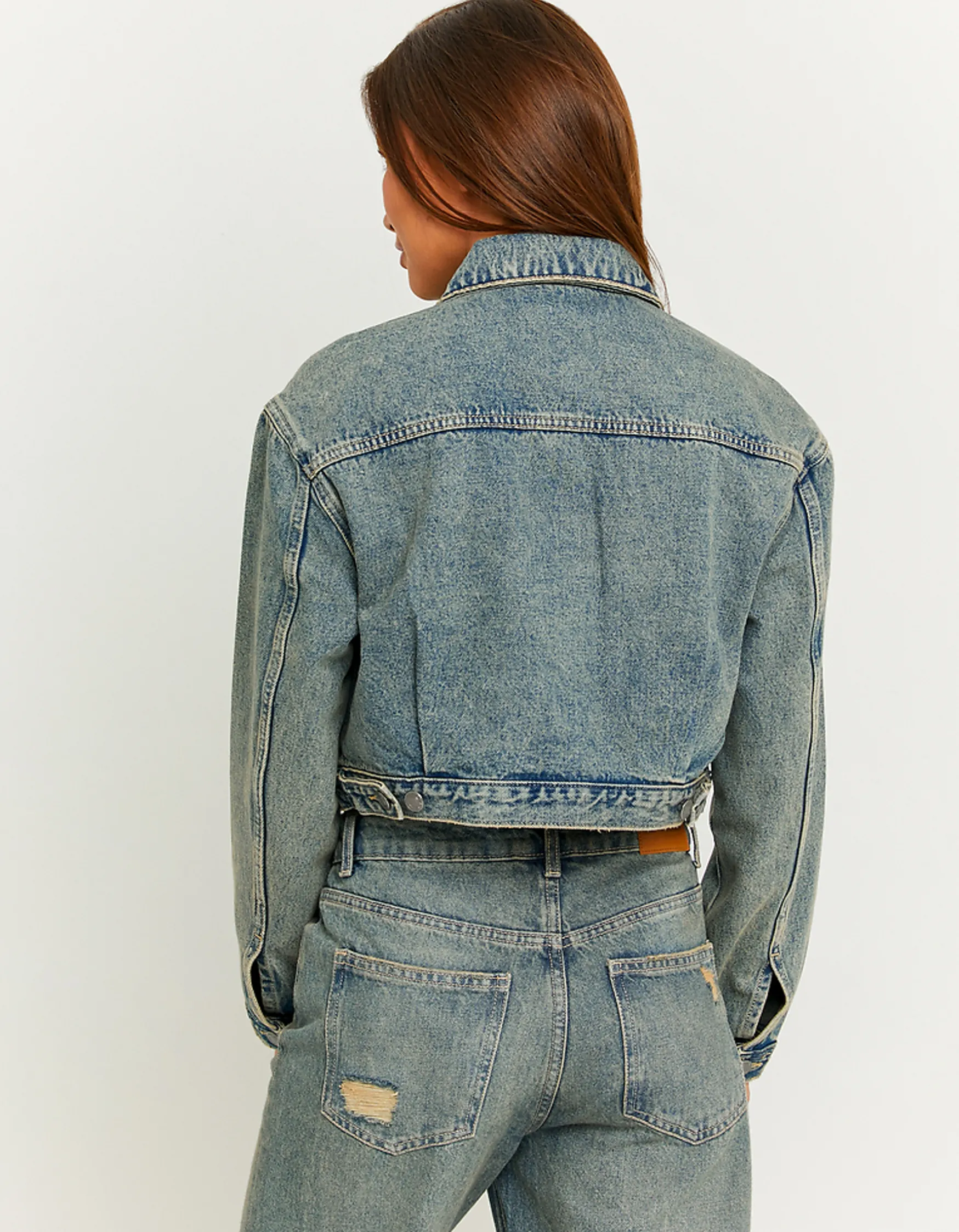 Tally Weijl e Cropped Denim Jacke^ Jacken