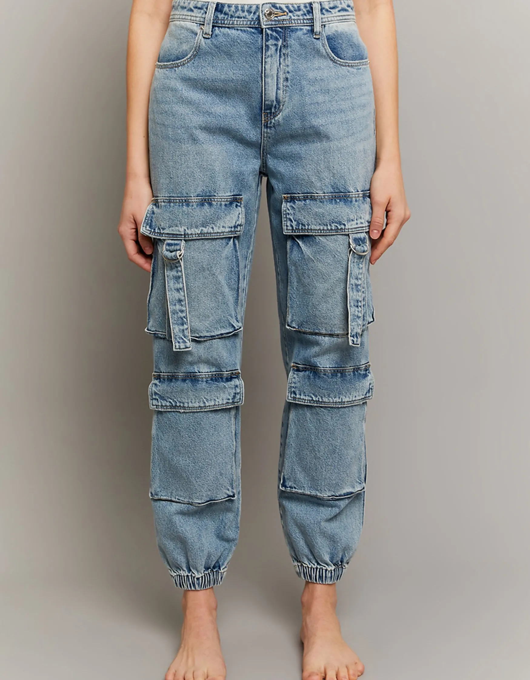 Tally Weijl e High Waist Jogger Cargo-Jeans^ Jeans