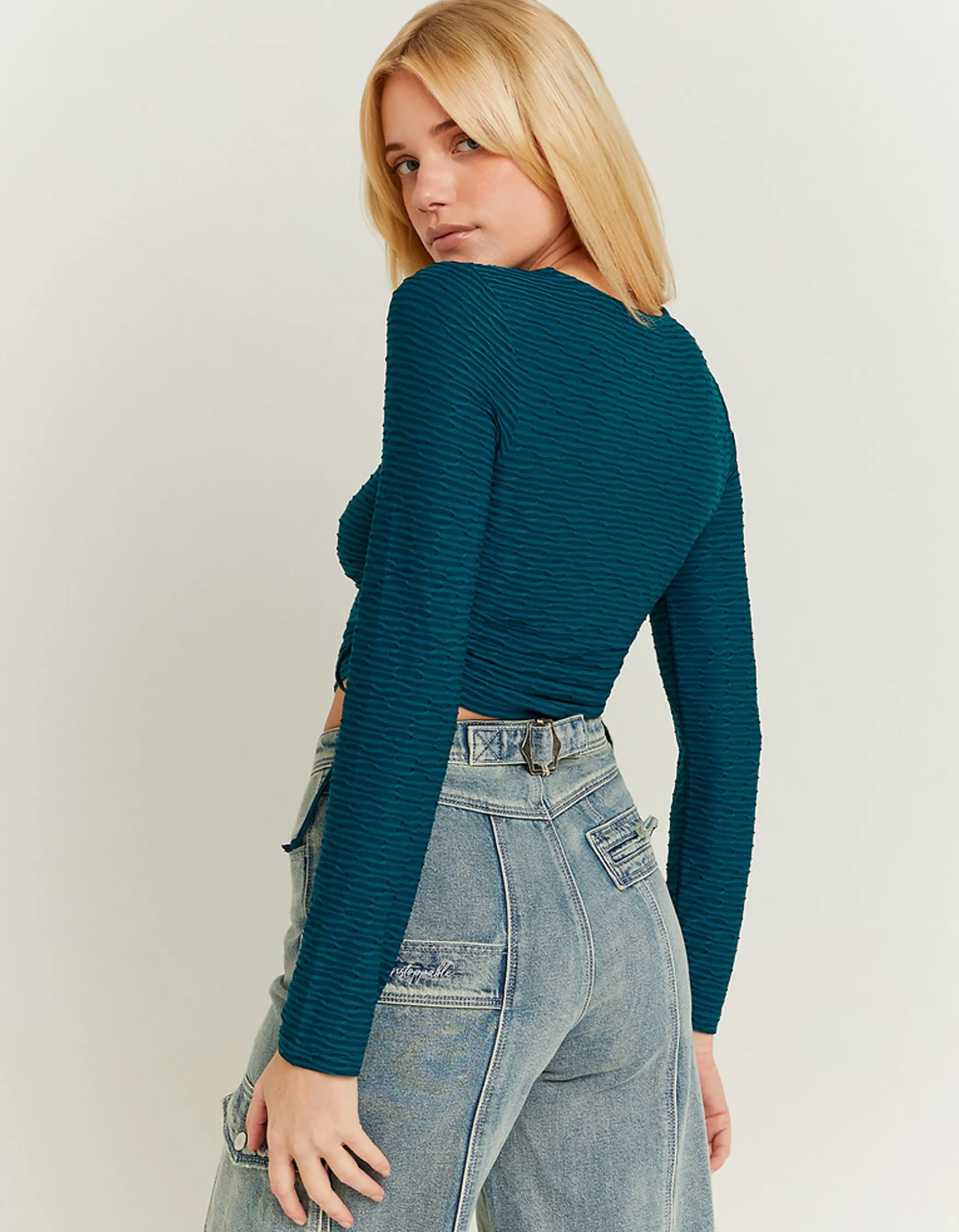 Tally Weijl es Crop Top mit seitlicher Schnürung^ Tops