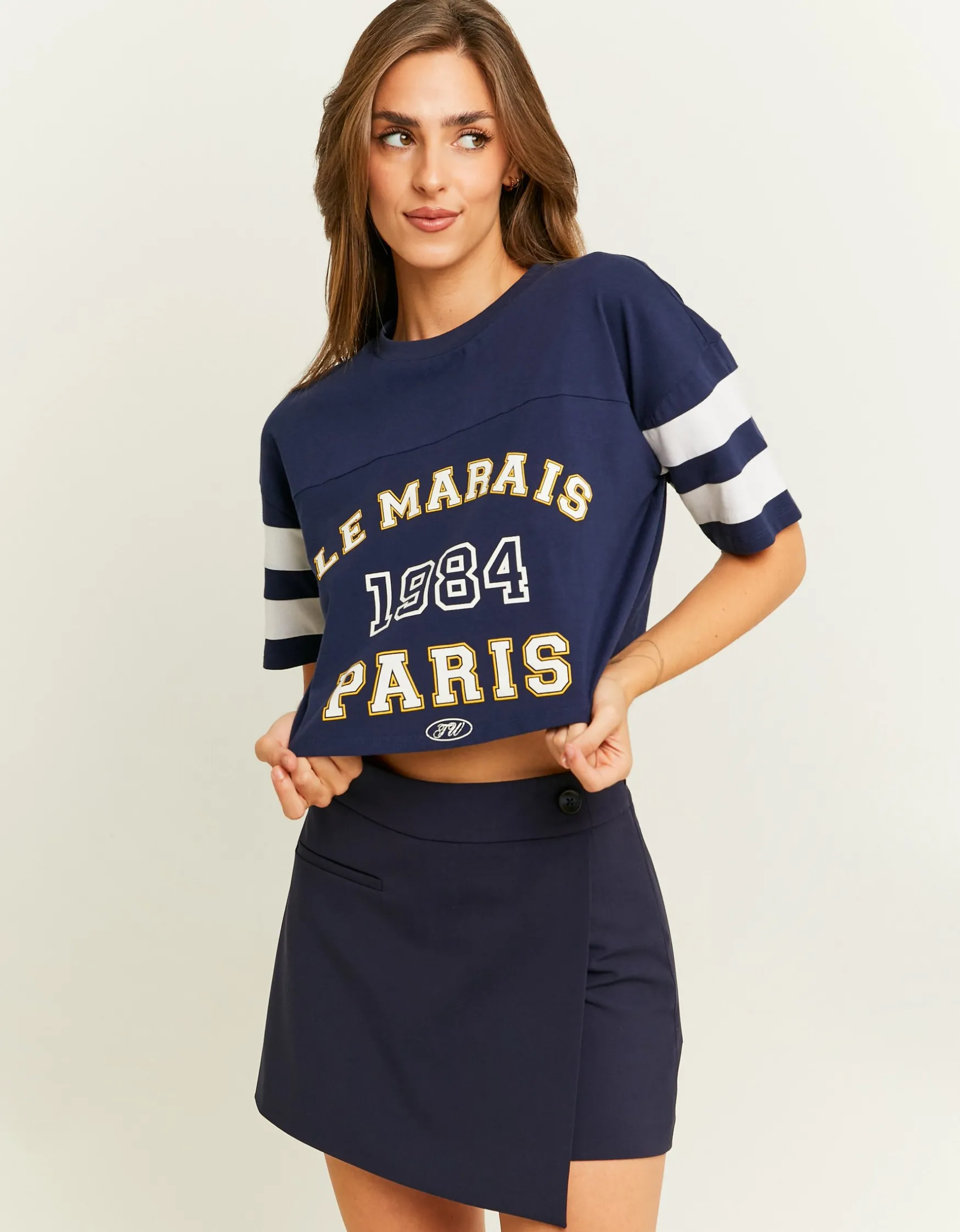 Tally Weijl es kurzes Varsity-T-Shirt^ T-Shirts Mit Print