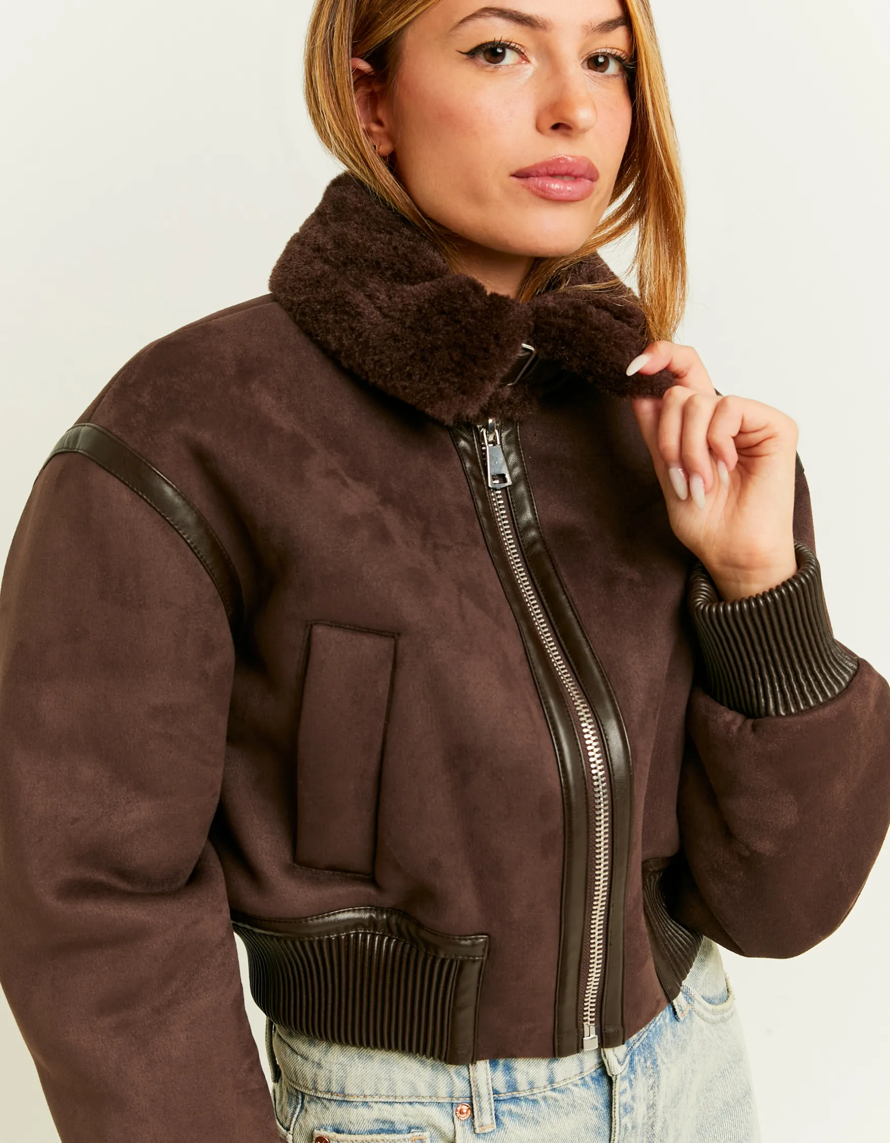 Tally Weijl e Bomber Aviator Jacke^ Jacken