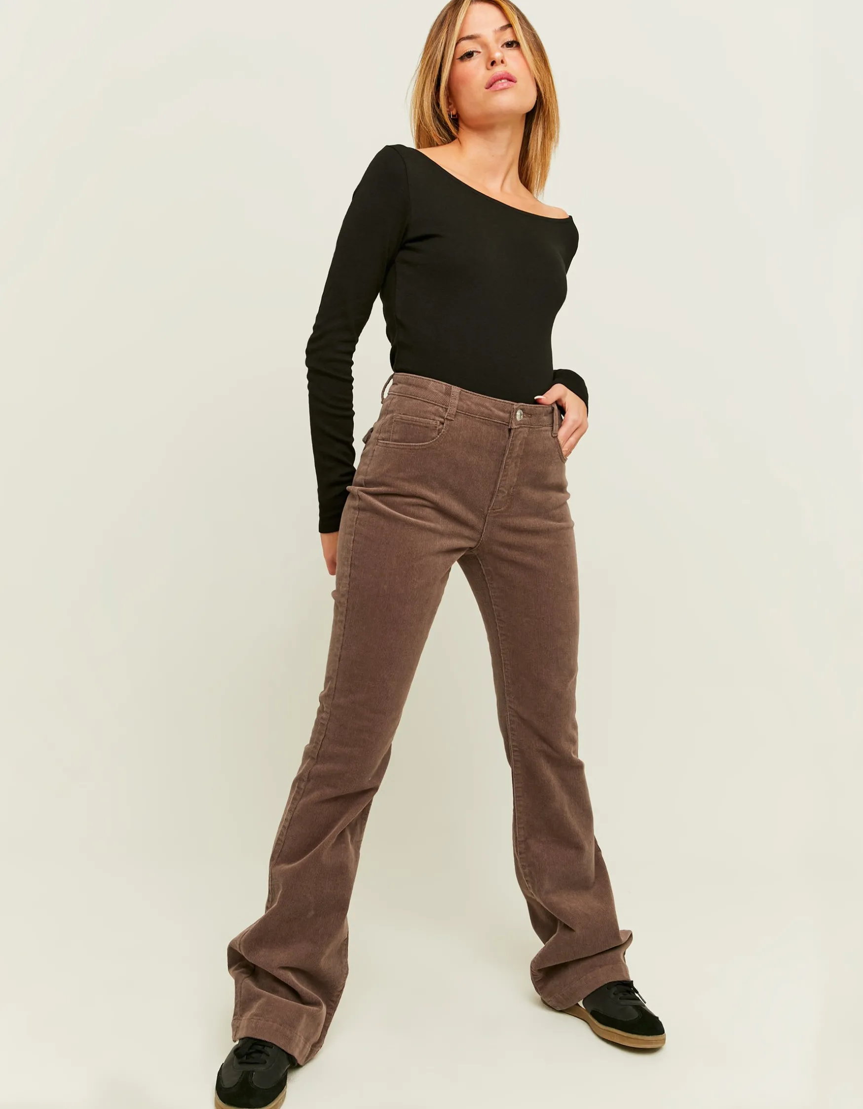 Tally Weijl e Corduroy Bootcut Hose^ Hosen