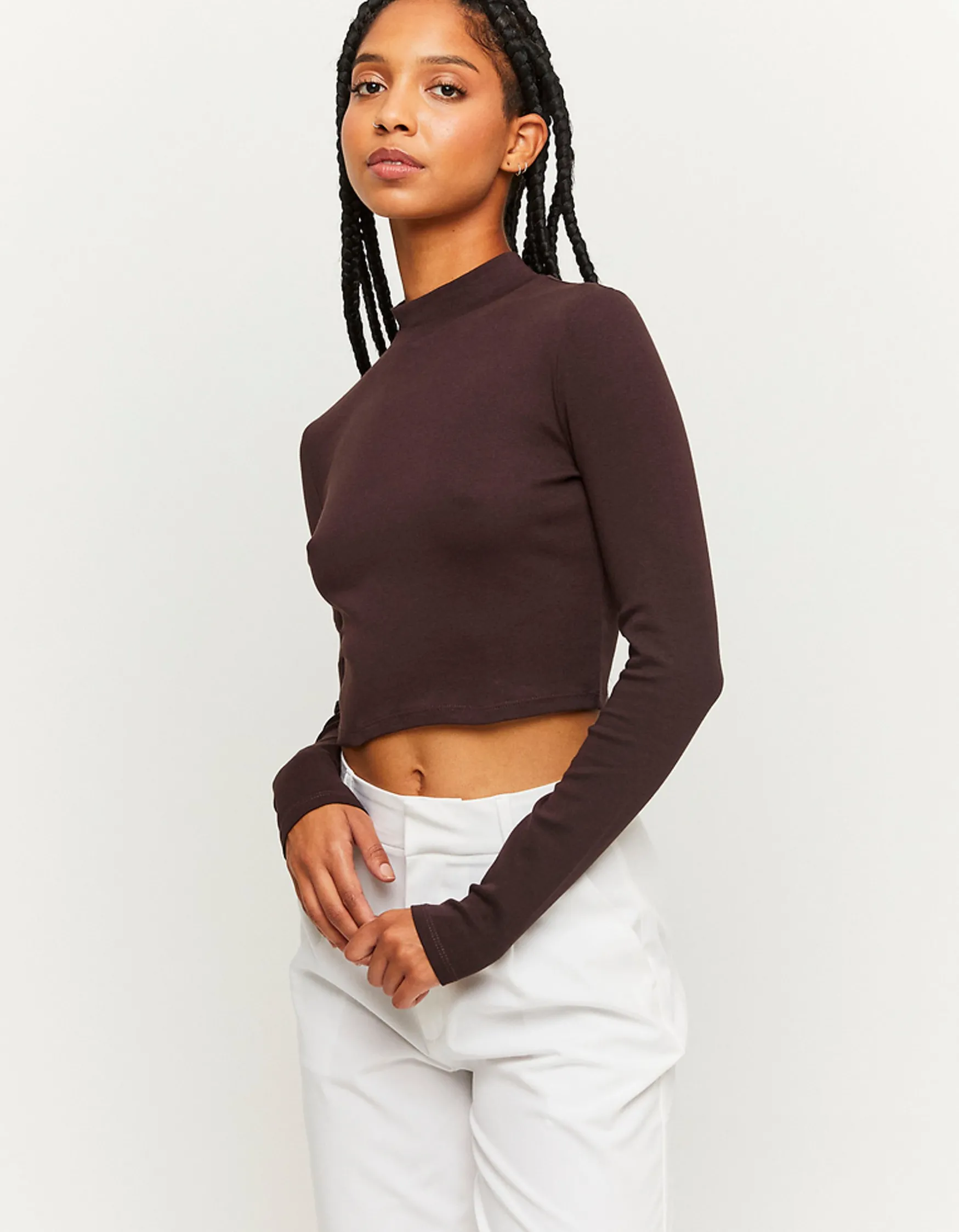 Tally Weijl es cropped Basic T-Shirt^ Basic T-Shirts