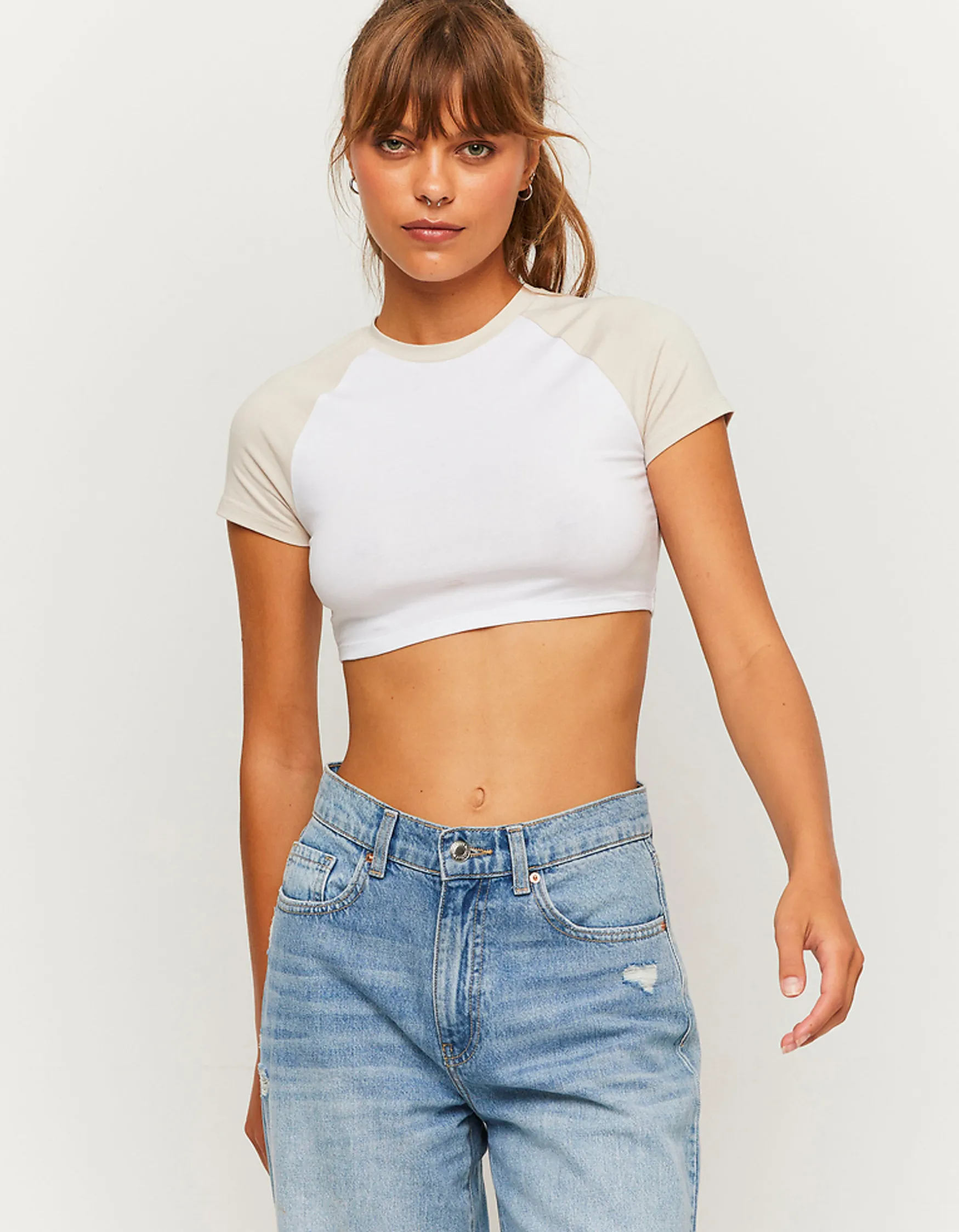 Tally Weijl Cropped T-Shirt^ Basic T-Shirts