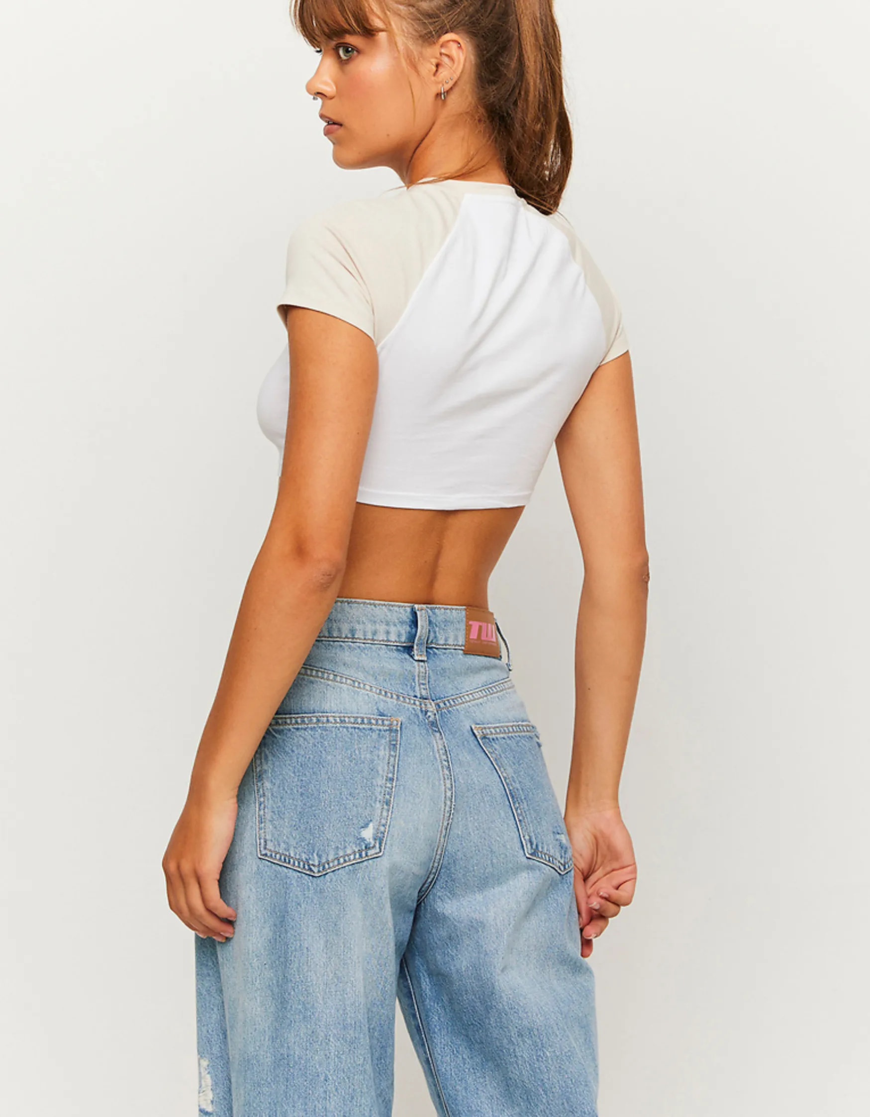 Tally Weijl Cropped T-Shirt^ Basic T-Shirts