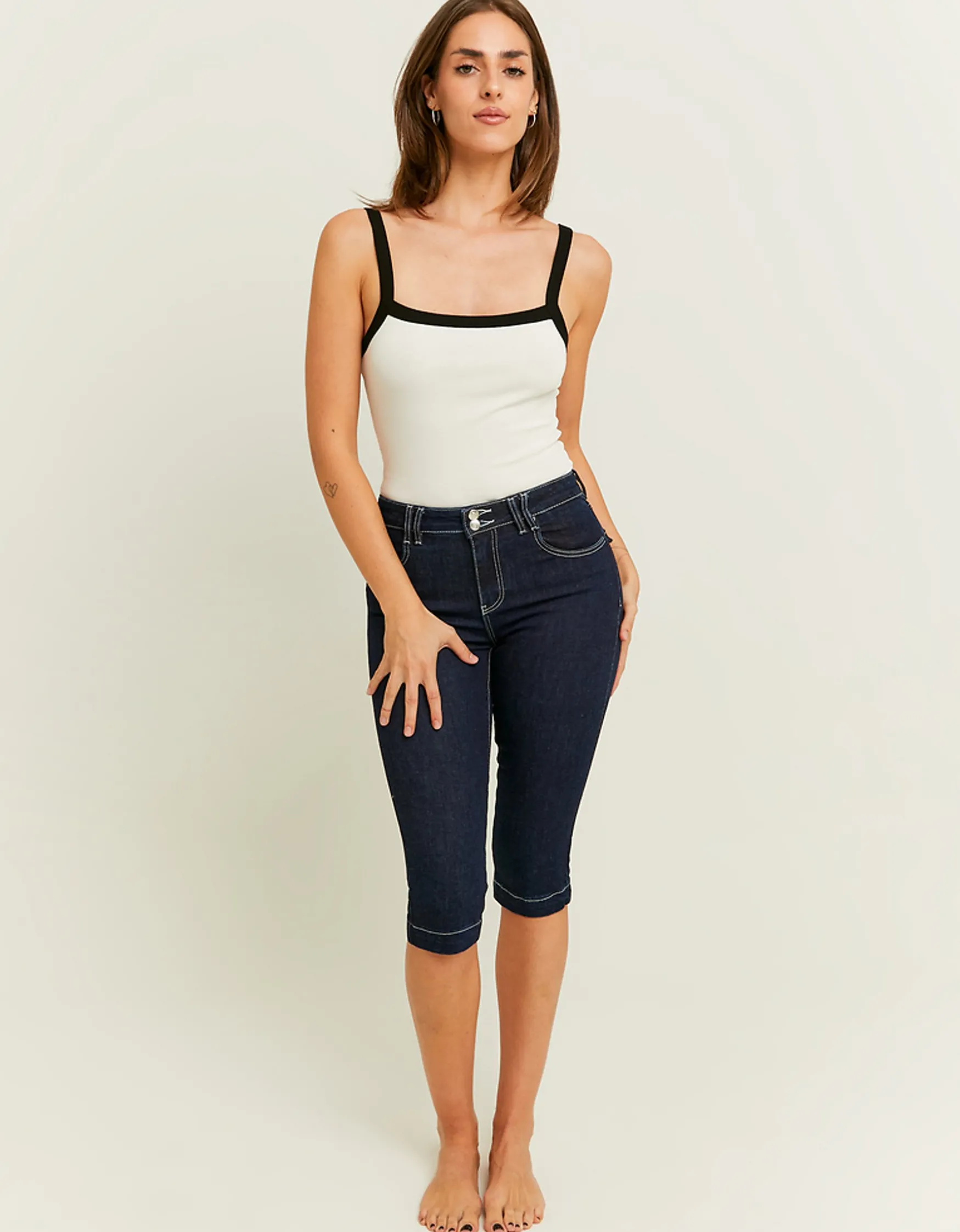 Tally Weijl Dunkle Capri-Jeans^ Jeans