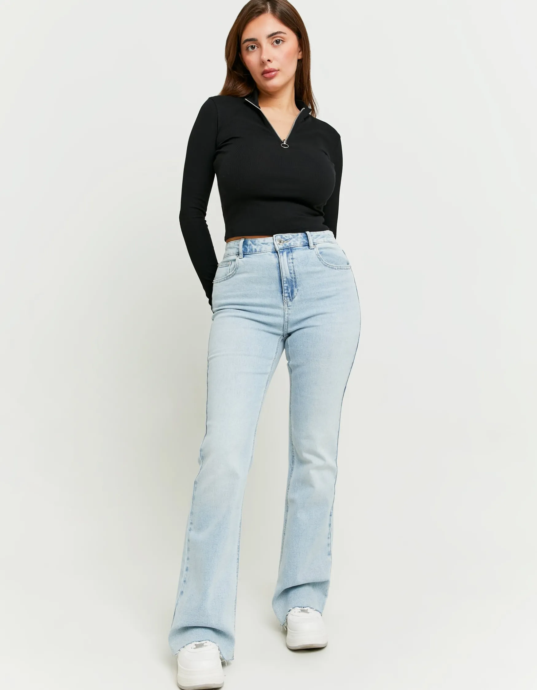 Tally Weijl Gebleachte Flare Jeans^ Jeans