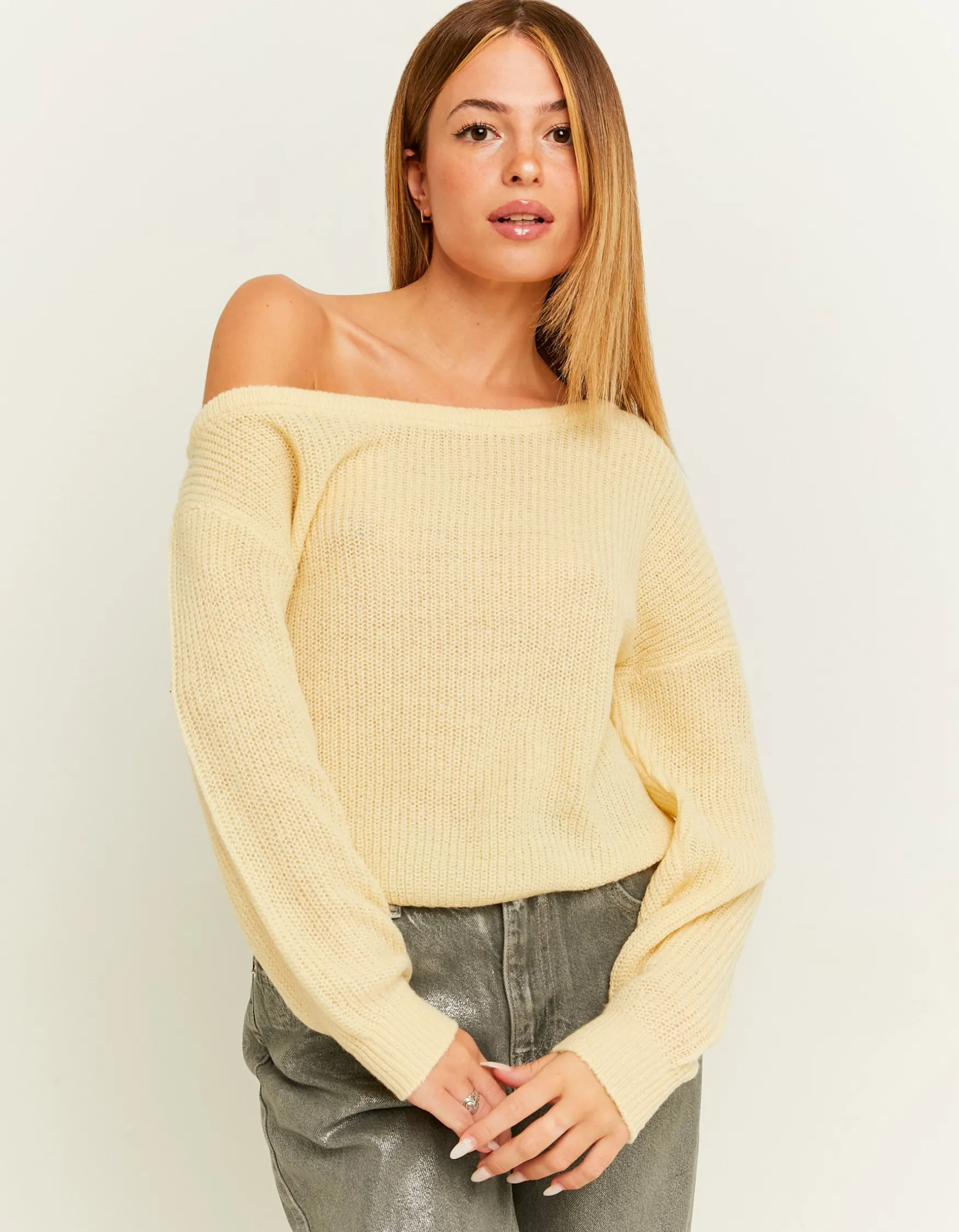 Tally Weijl er Off-Shoulder-Pulli^ Strick