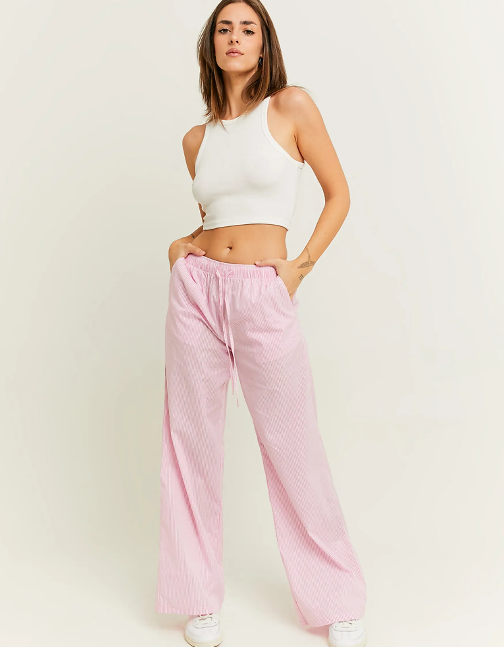 Tally Weijl Gestreifte Pyjama-Style Hose^ Hosen