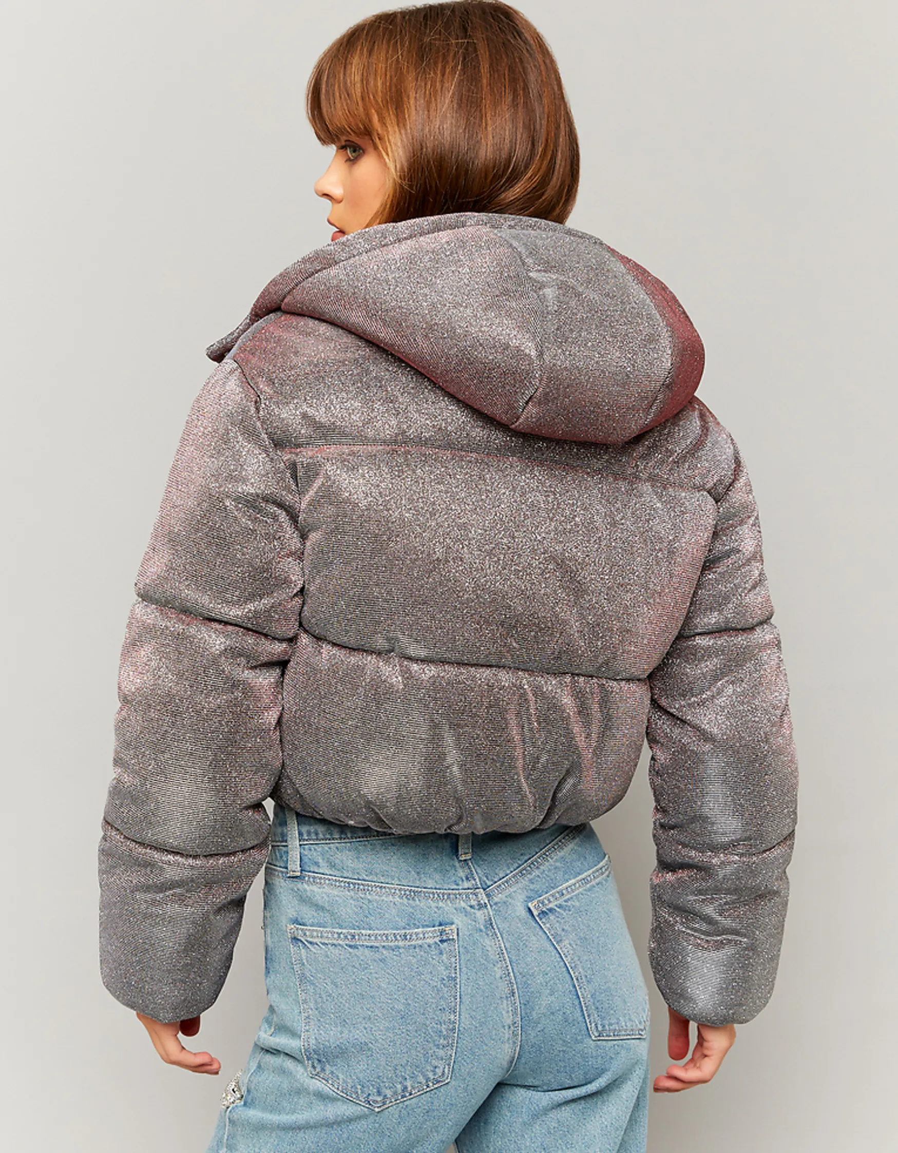 Tally Weijl Glänzende wattierte Jacke mit Glitzer^ Jacken