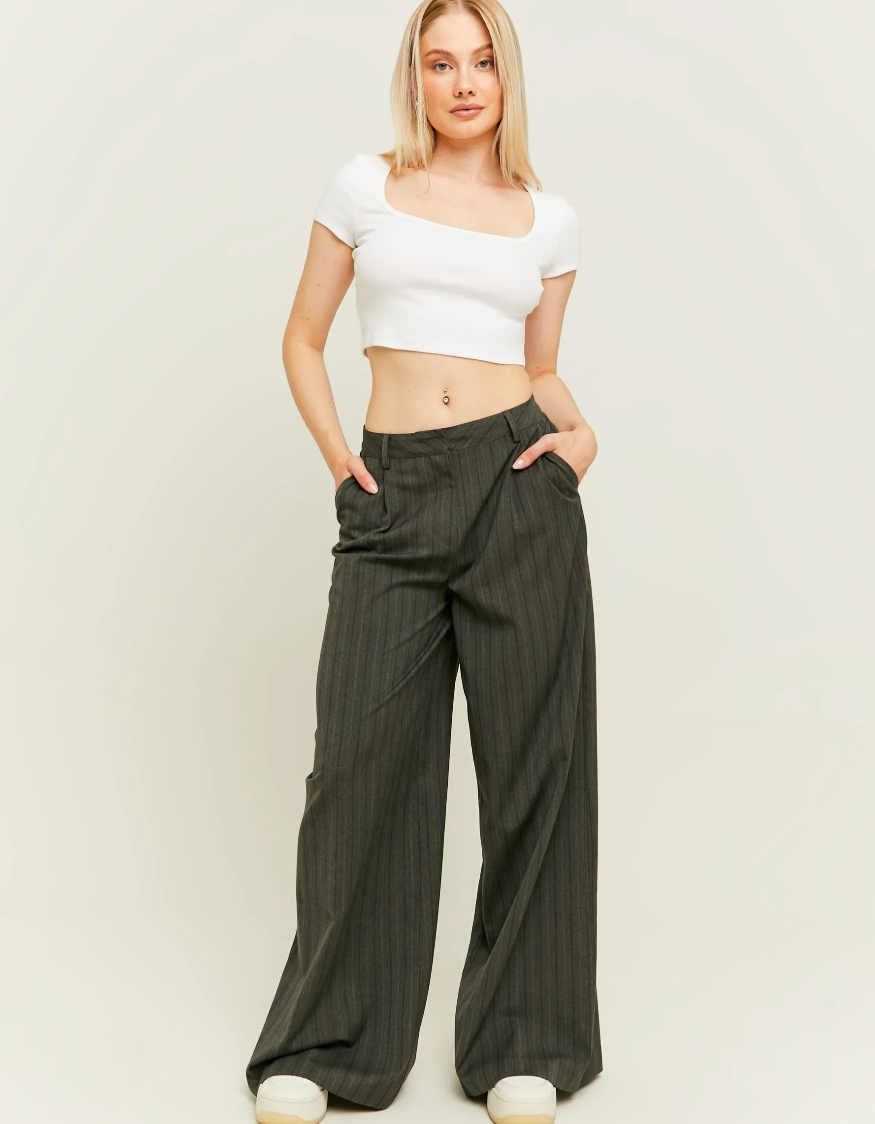 Tally Weijl e Tailoring-Hose mit weitem Bein^ Hosen