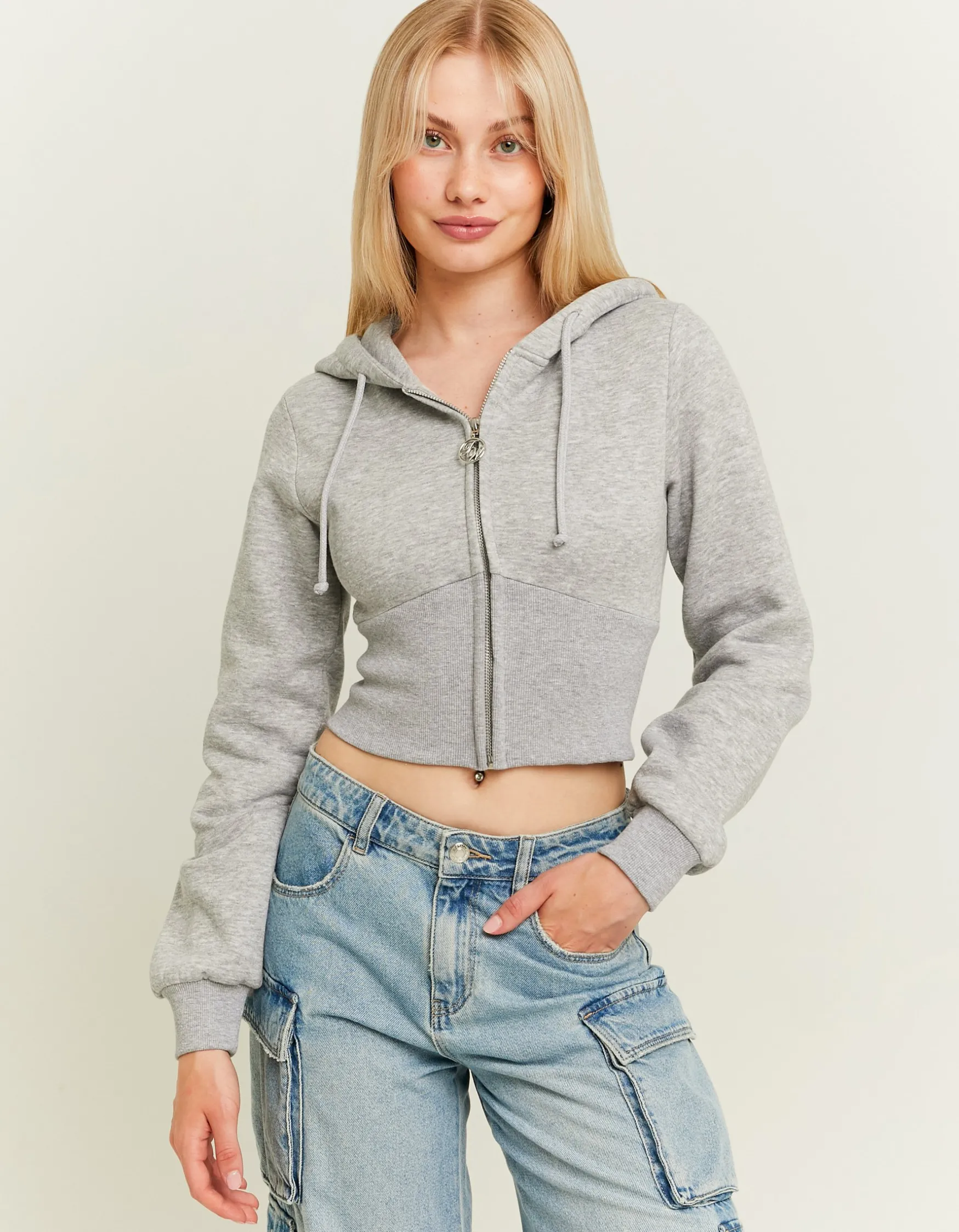 Tally Weijl er Basic-Hoodie mit Reißverschluss^ Sweatshirts & Hoodies