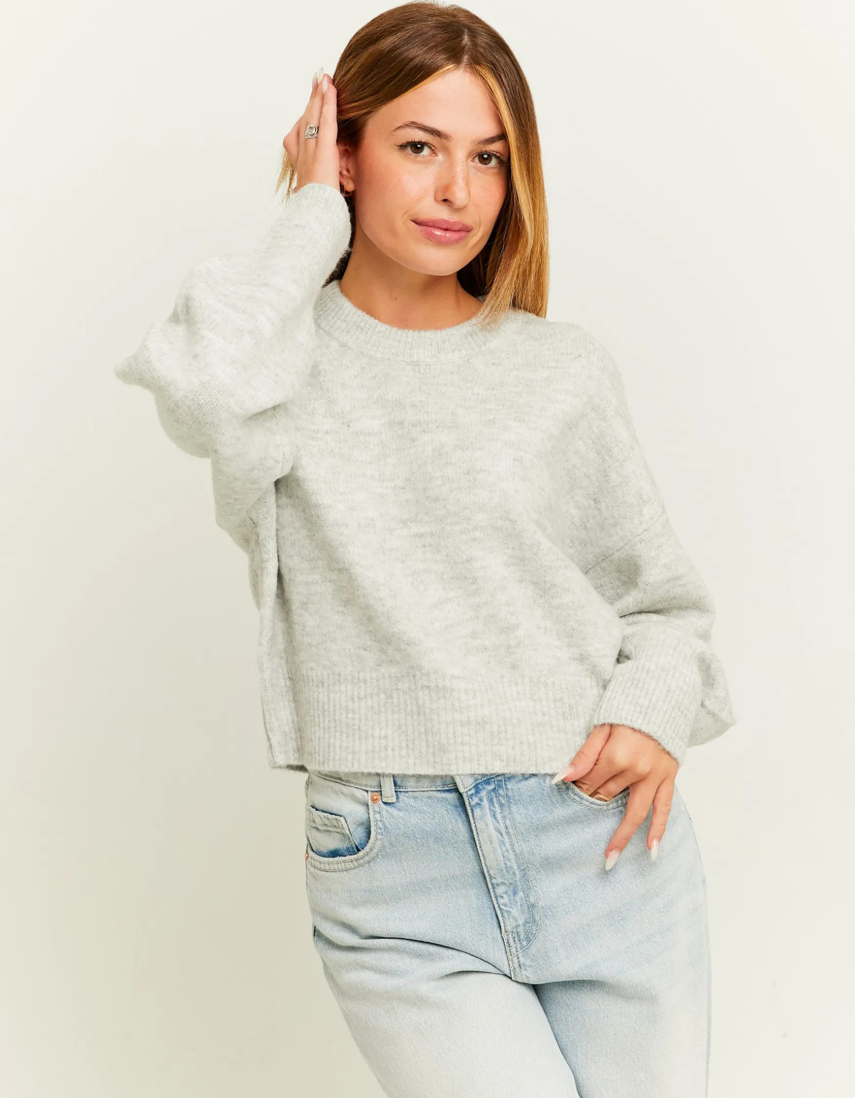 Tally Weijl er Cropped Basic Pullover^ Strick