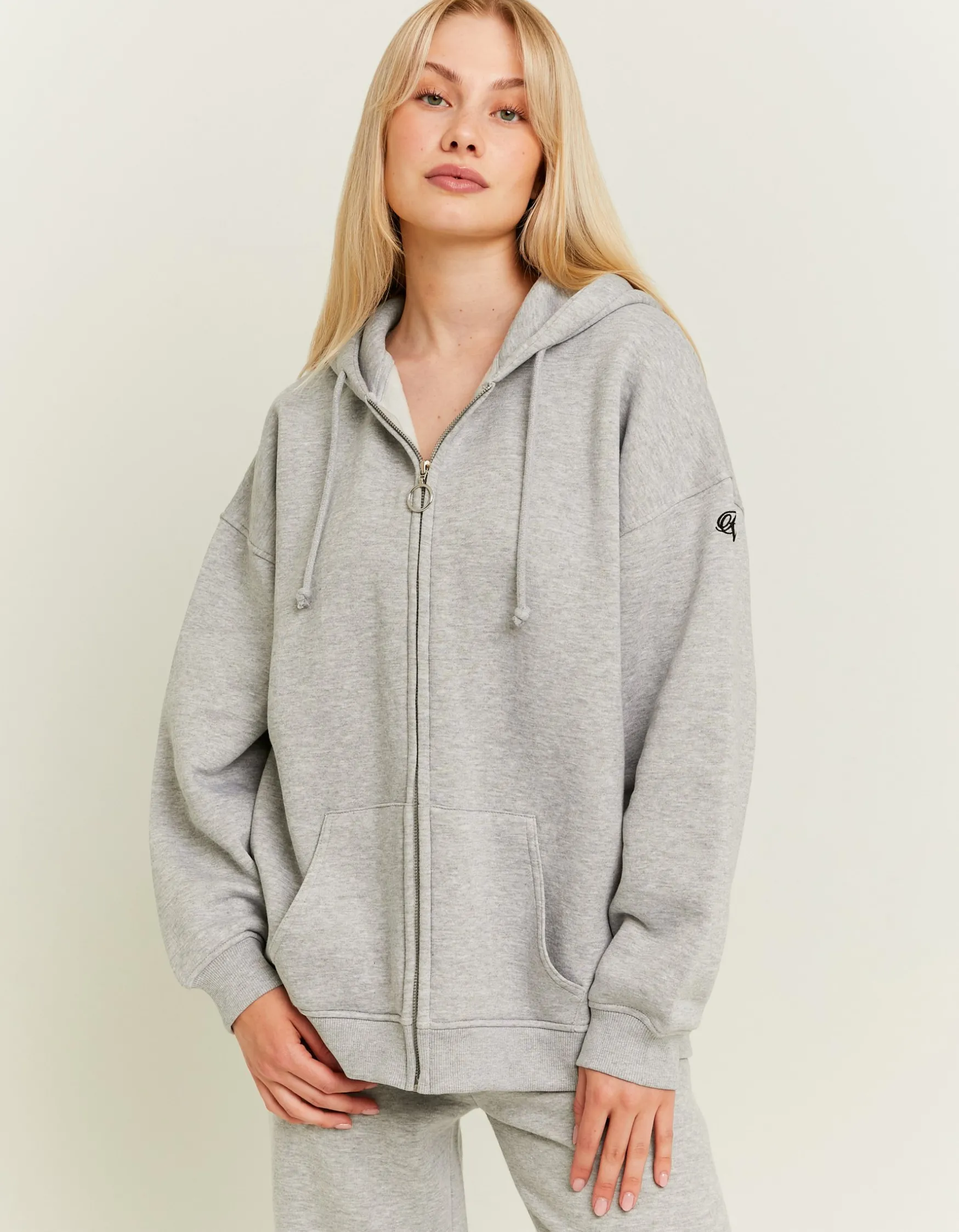 Tally Weijl er Hoodie mit Stickerei und Reißverschluss^ Sweatshirts & Hoodies