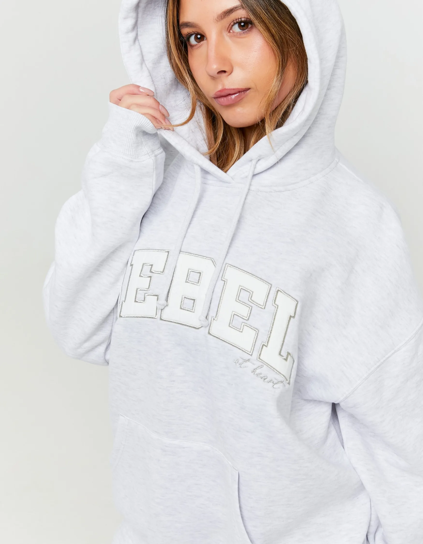 Tally Weijl er Oversize Hoodie mit Lurex Details^ Sweatshirts & Hoodies