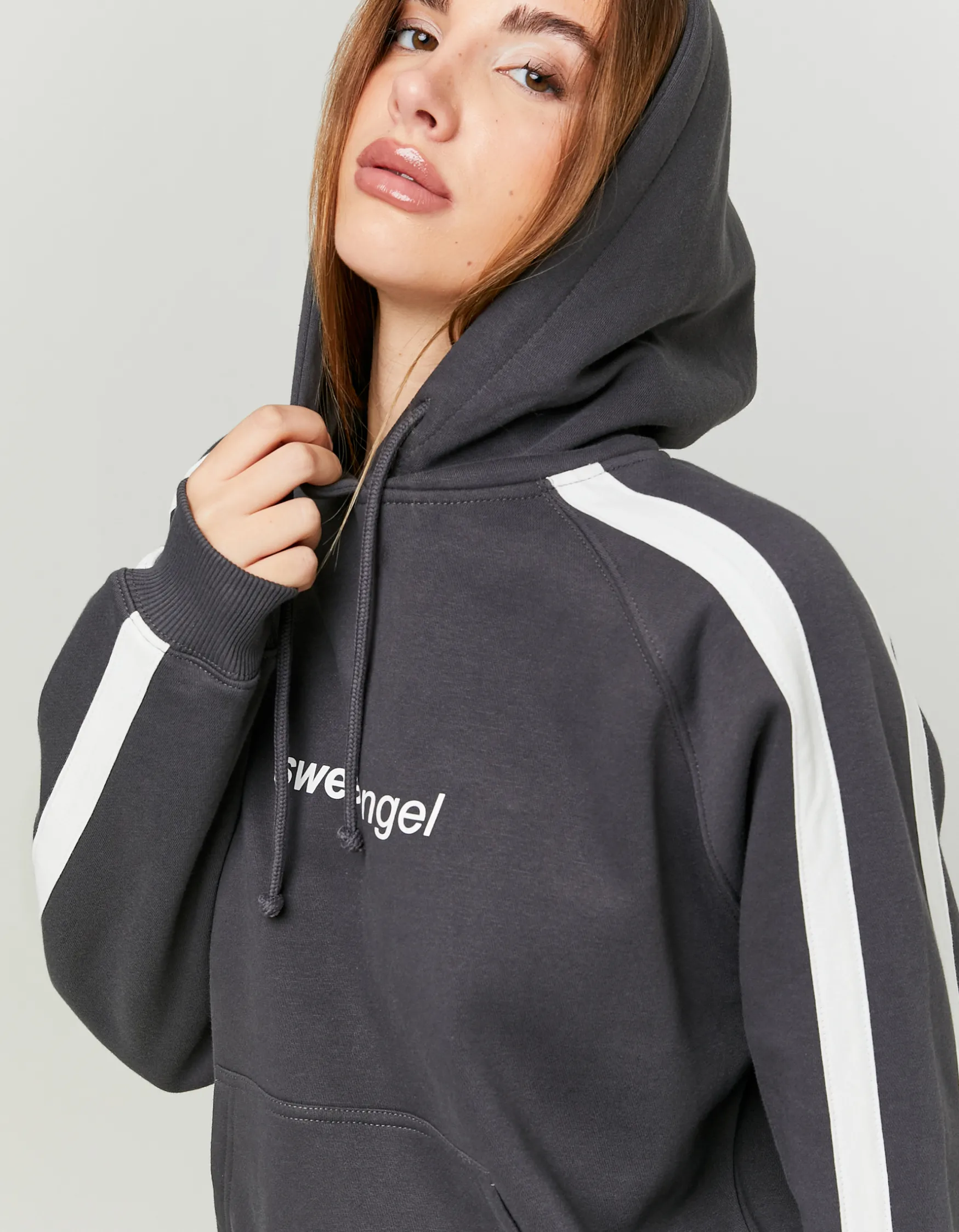 Tally Weijl er Oversize Print Hoodie^ Sweatshirts & Hoodies