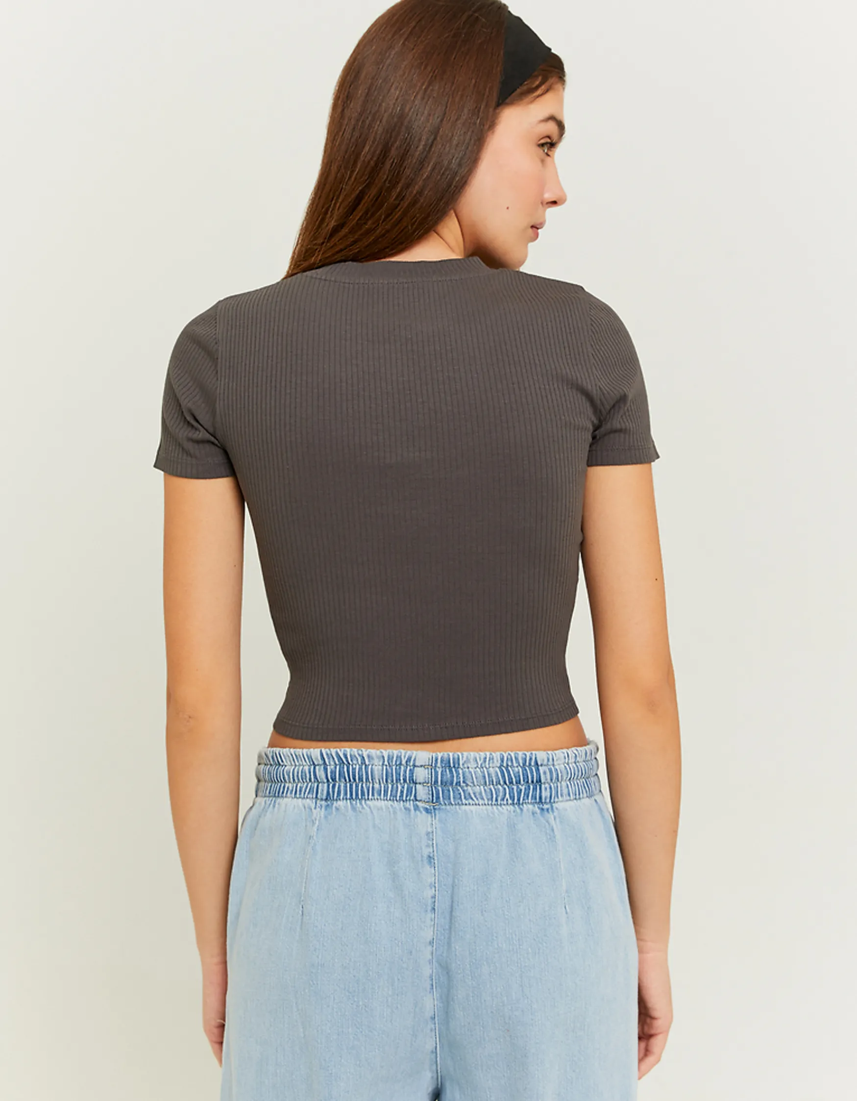 Tally Weijl es Basic Cropped T-Shirt^ Basic T-Shirts