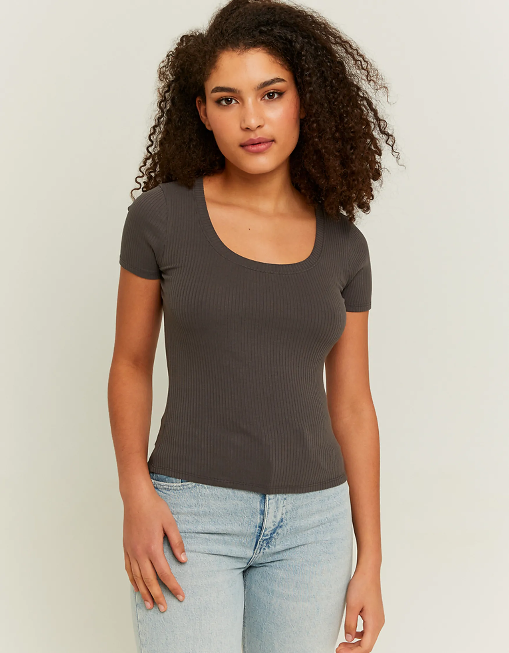 Tally Weijl es Basic Regular Fit T-Shirt^ Basic T-Shirts