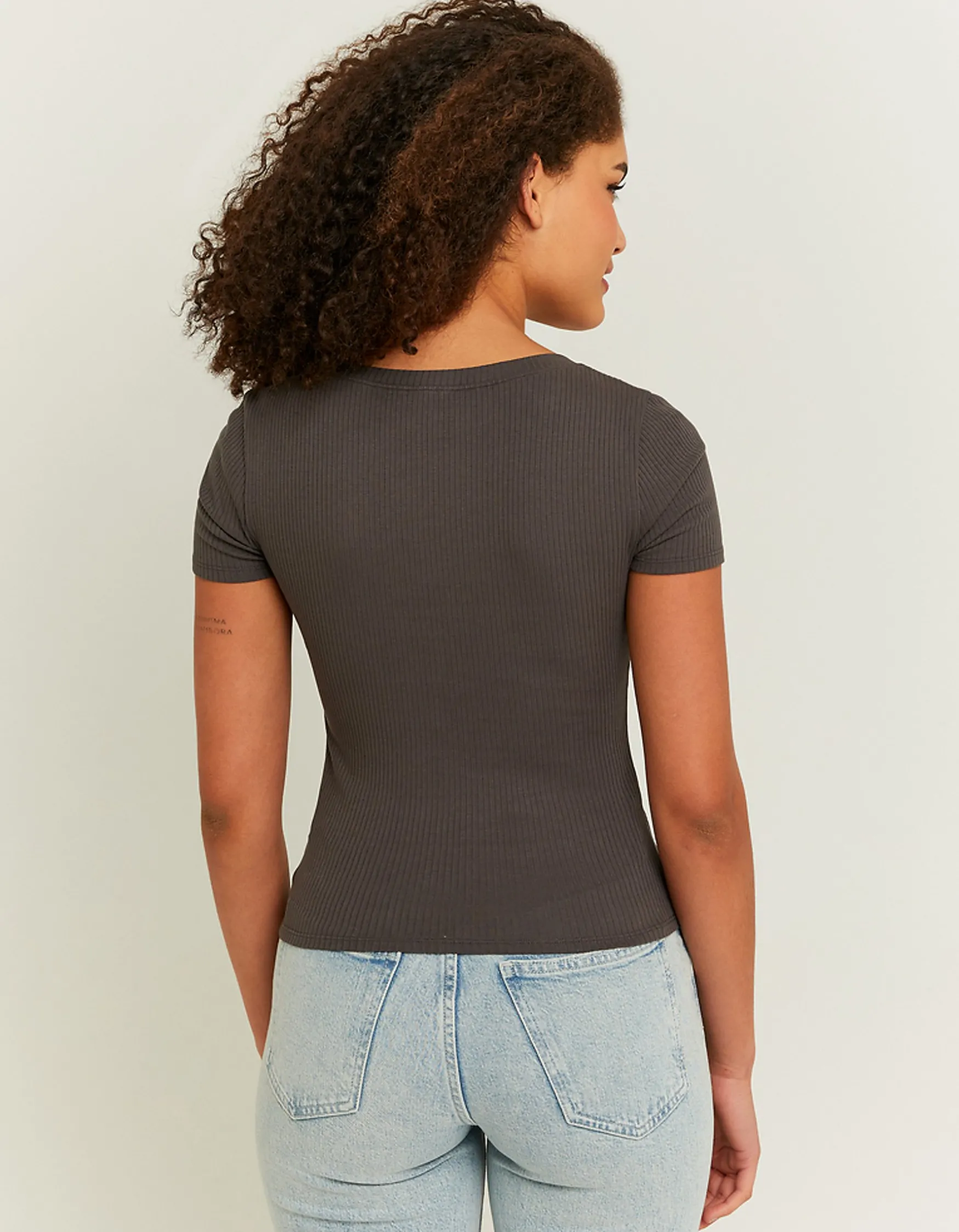 Tally Weijl es Basic Regular Fit T-Shirt^ Basic T-Shirts