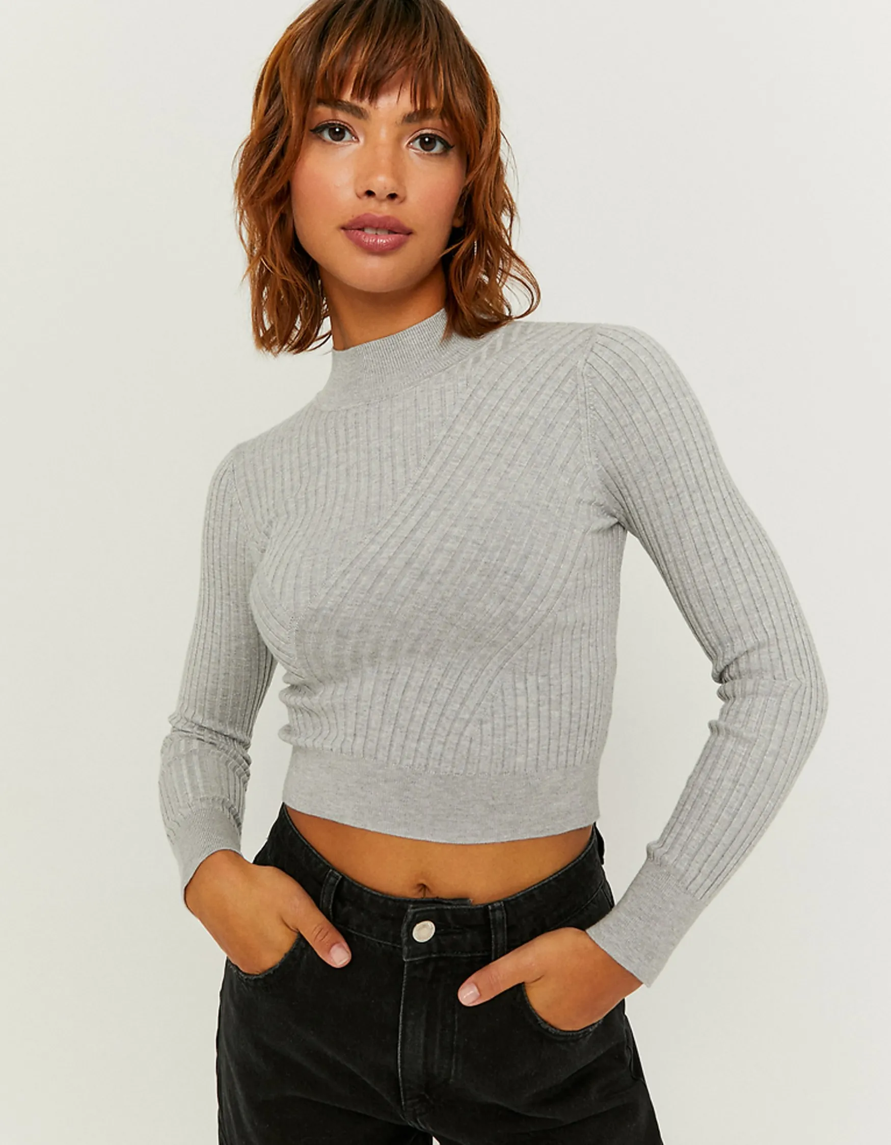 Tally Weijl es Basic Rollkragen Stricktop^ Strick