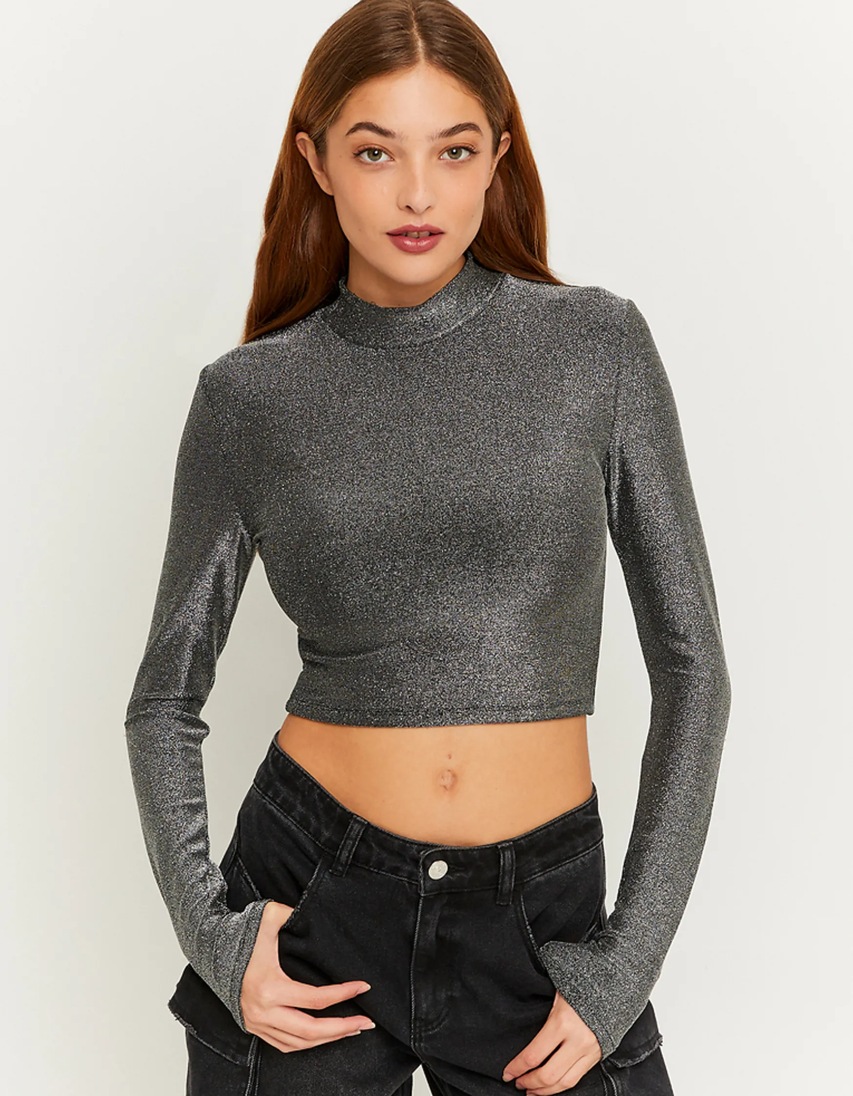 Tally Weijl es Lurex Cropped Top^ Tops