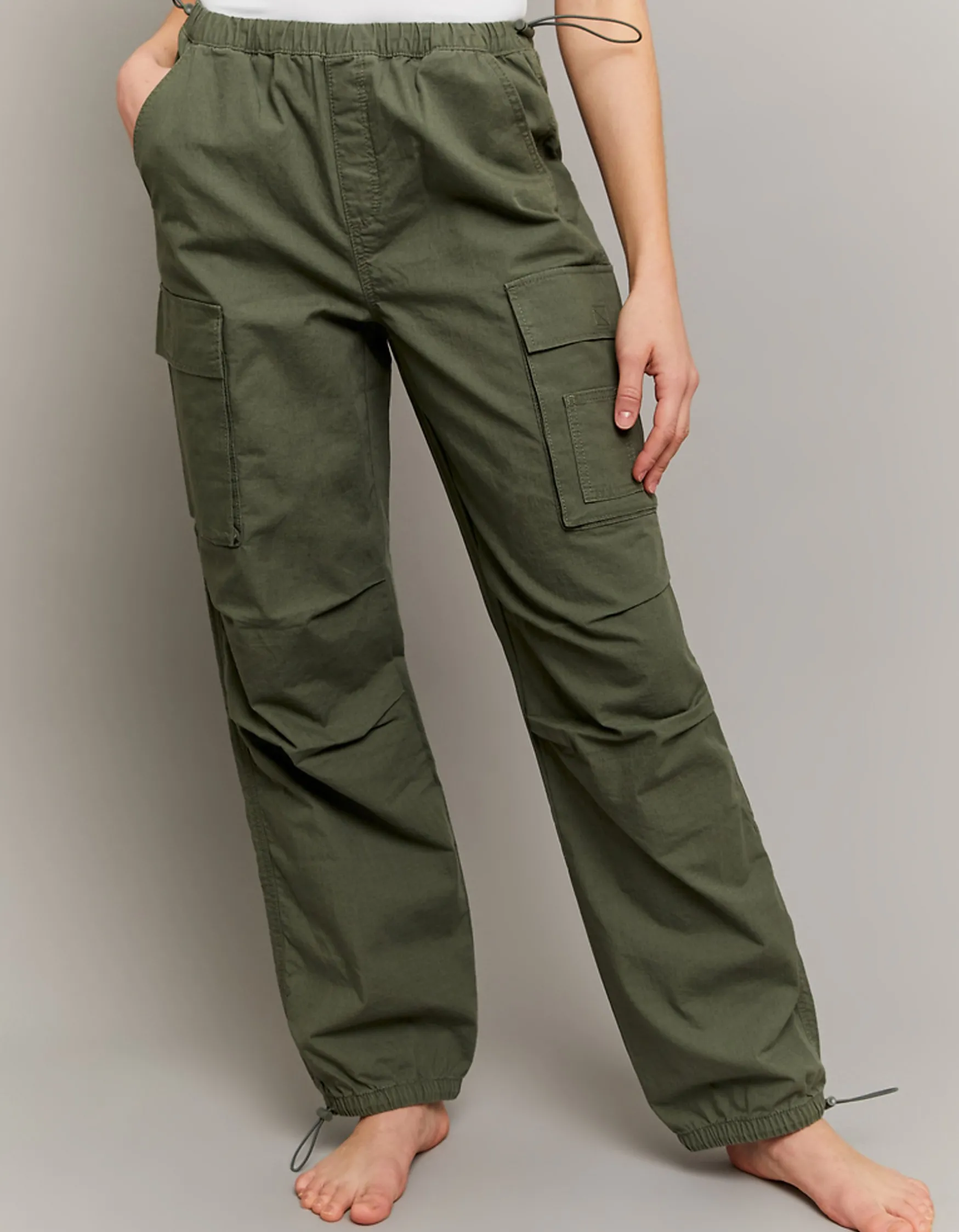 Tally Weijl e High Waist Cargo Parachute Hose^ Hosen | Cargo & Parachute