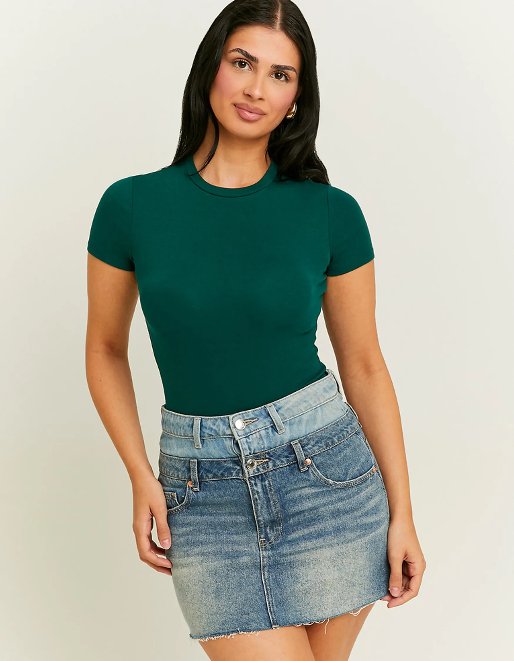 Tally Weijl er Basic Bodysuit mit kurzen Ärmeln^ Basic T-Shirts | Bodies