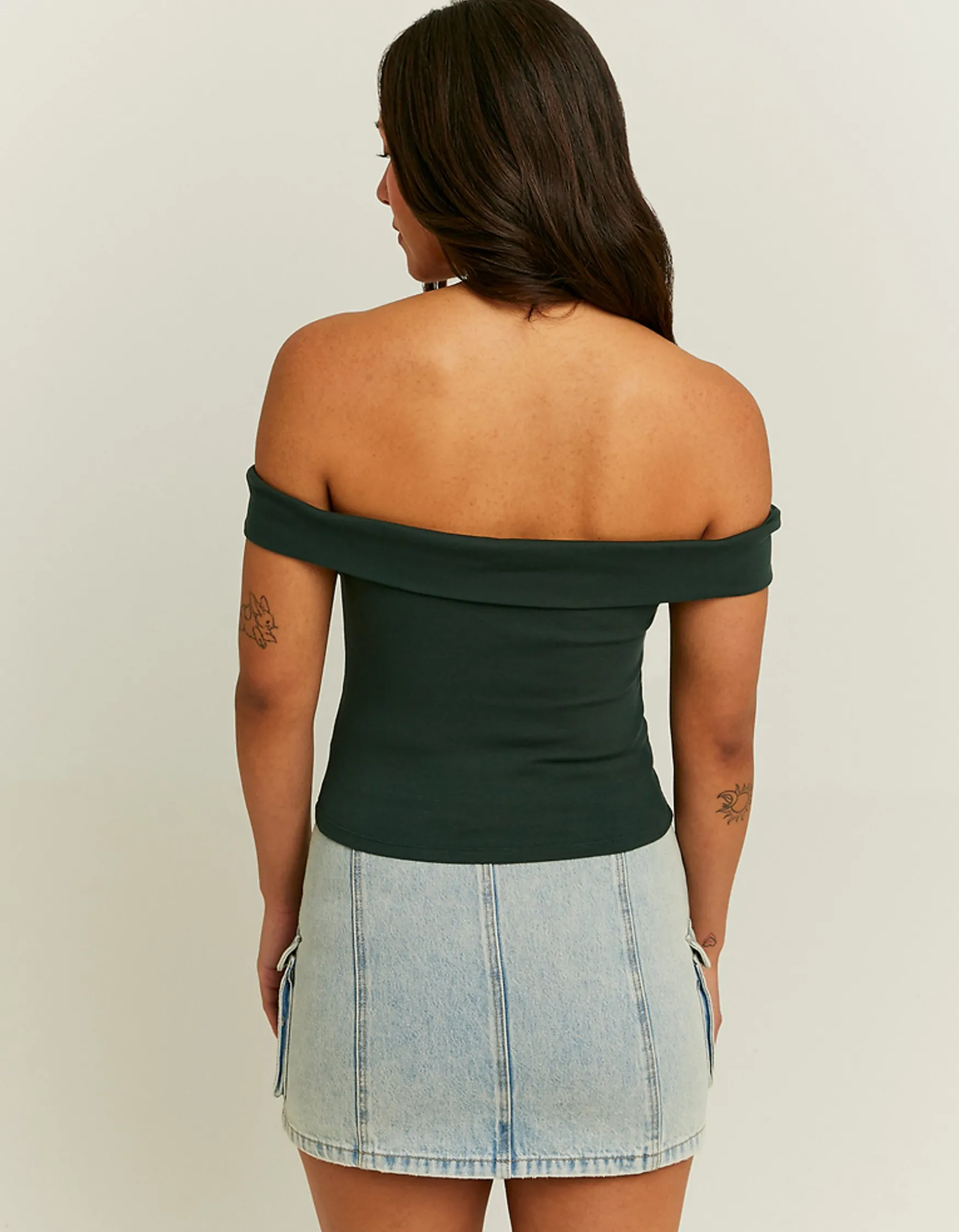 Tally Weijl es Basic Off Shoulder Tank Top^ Basic T-Shirts