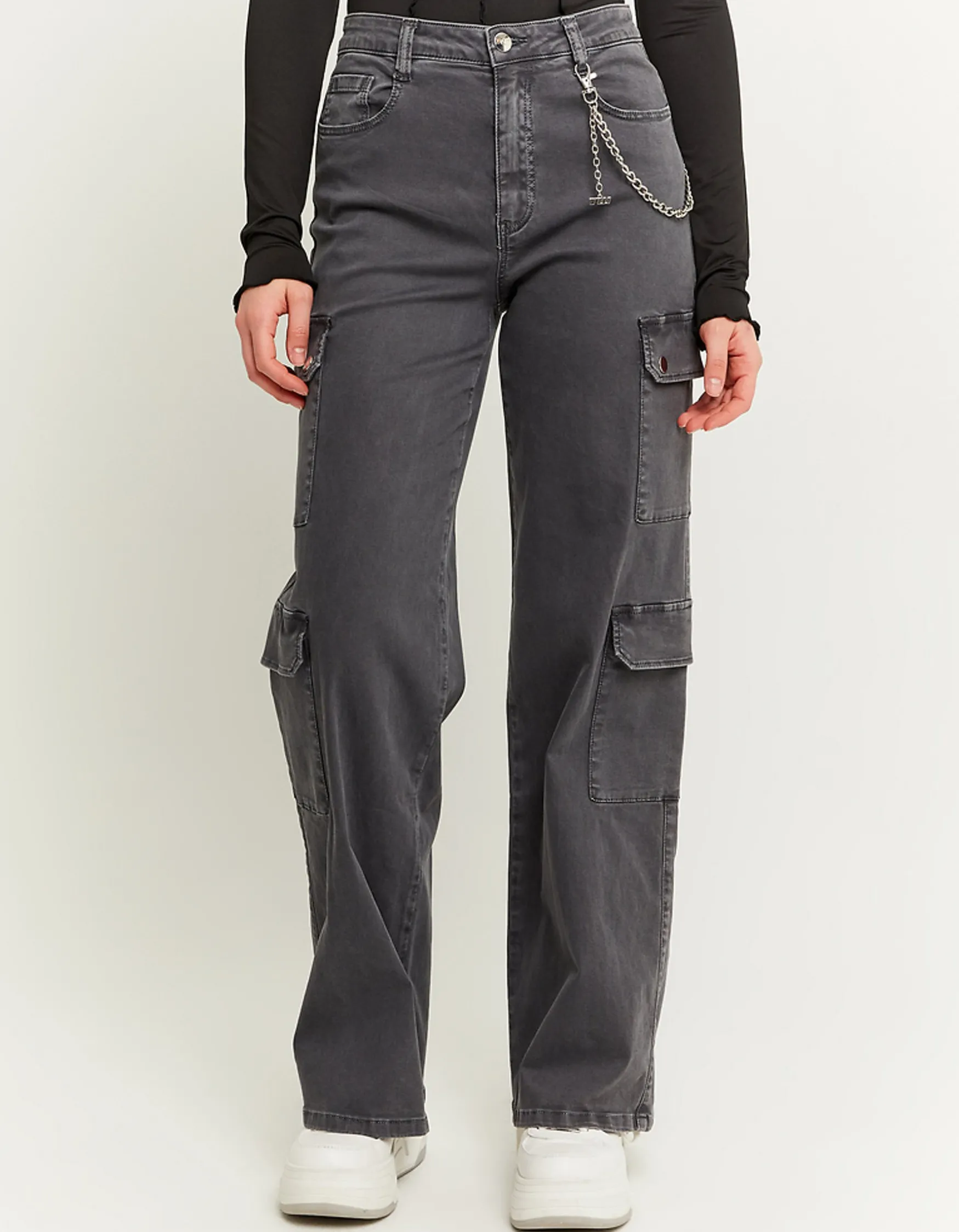 Tally Weijl High Waist Cargo Straight Trousers^ Hosen | Cargo & Parachute