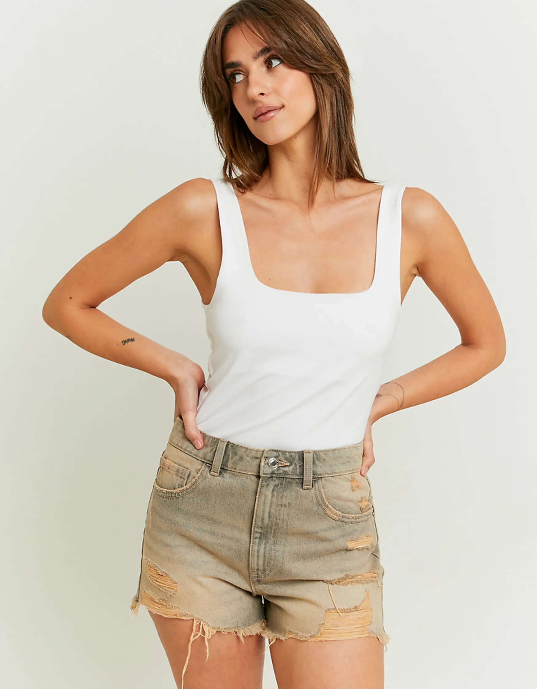 Tally Weijl High Waist Mom Shorts^ Shorts