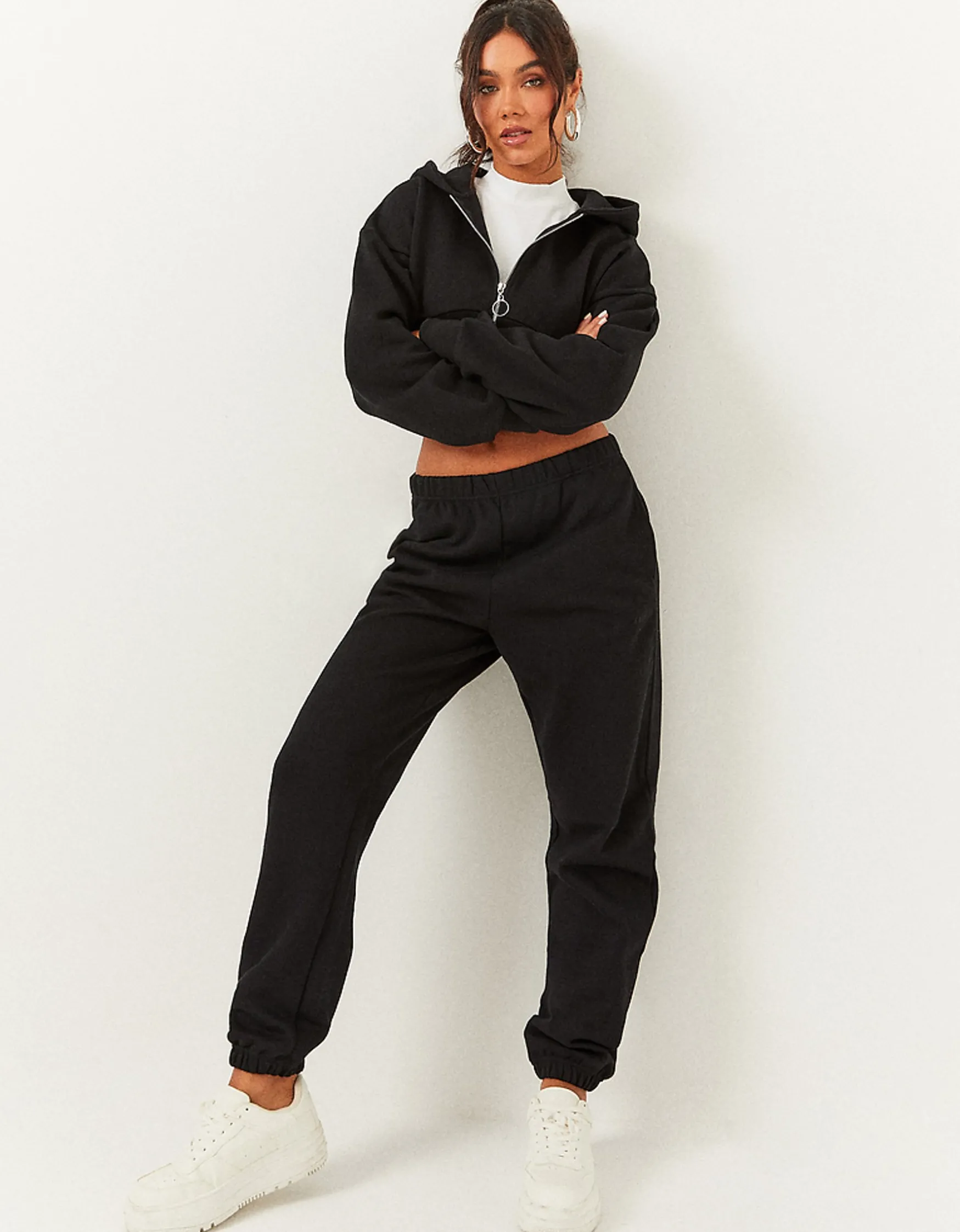 Tally Weijl High Waist Relaxed Leg Joggers^ Sweatshirts & Hoodies | Total Look