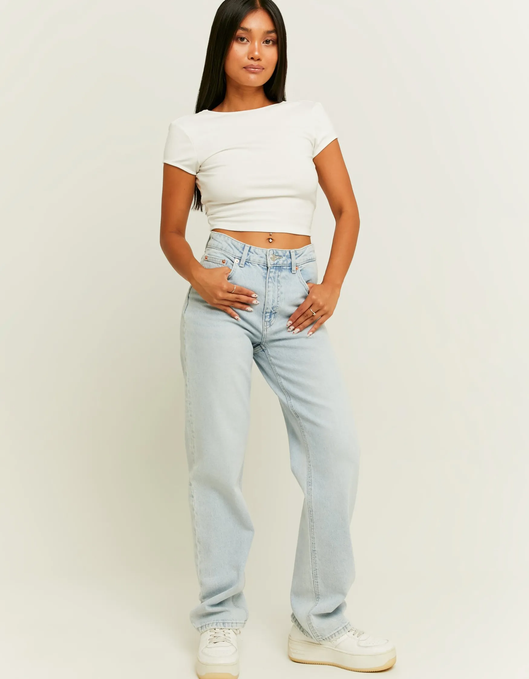 Tally Weijl High Waist Straight Leg Jeans^ Jeans