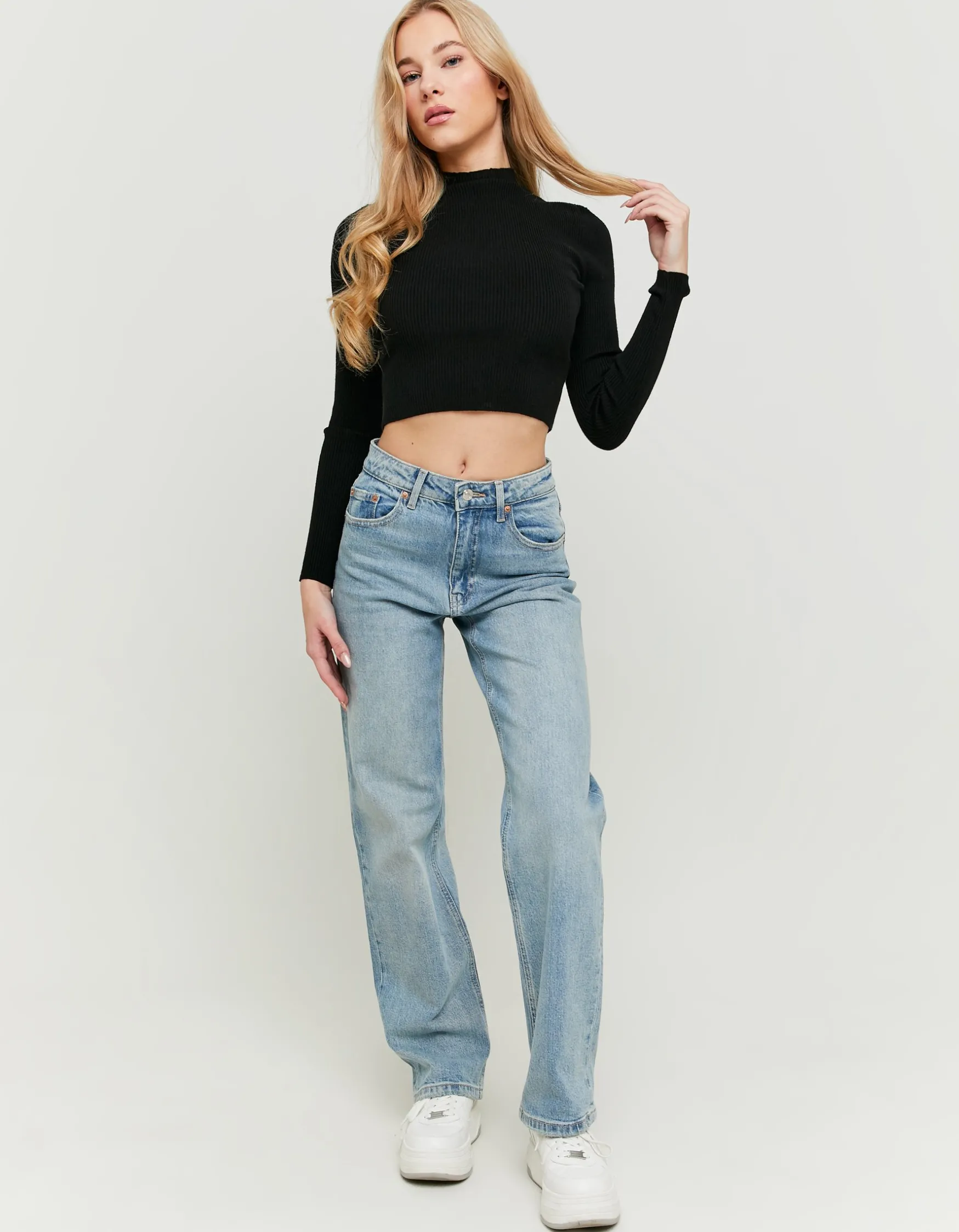 Tally Weijl High Waist Straight Leg Jeans^ Jeans