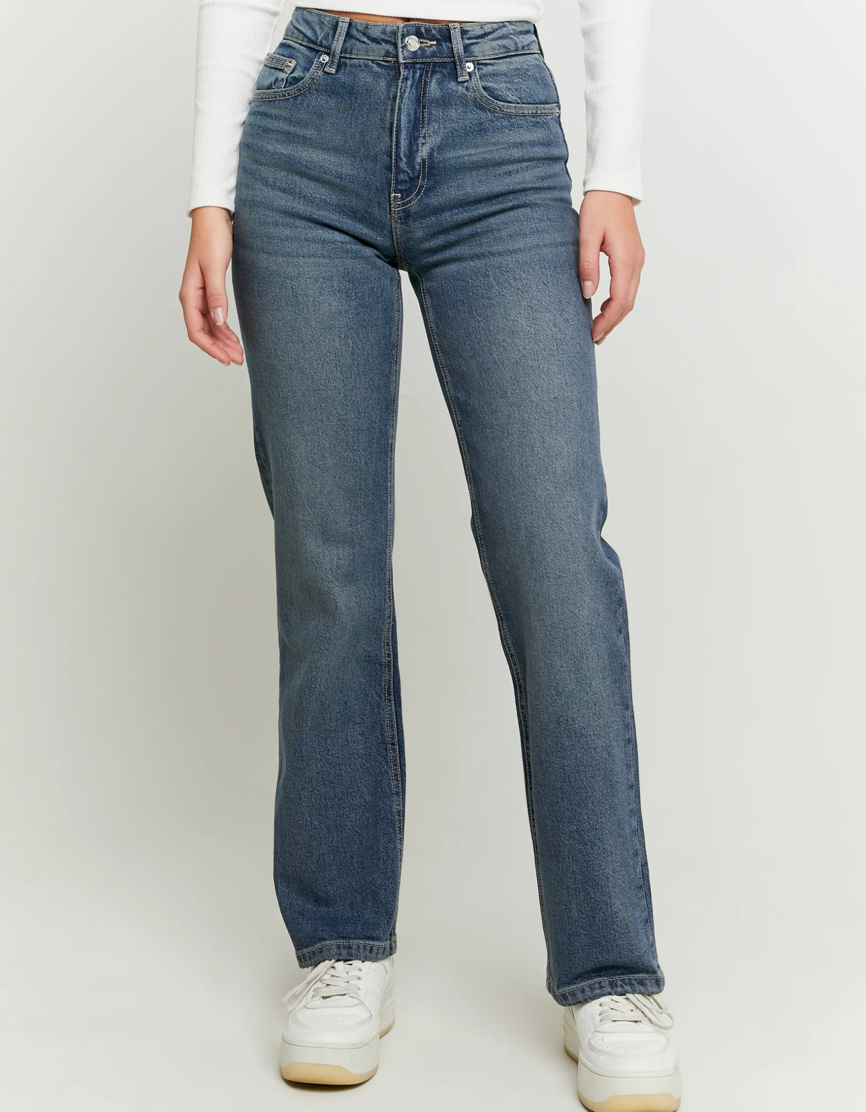 Tally Weijl High Waist Straight Leg Jeans^ Jeans