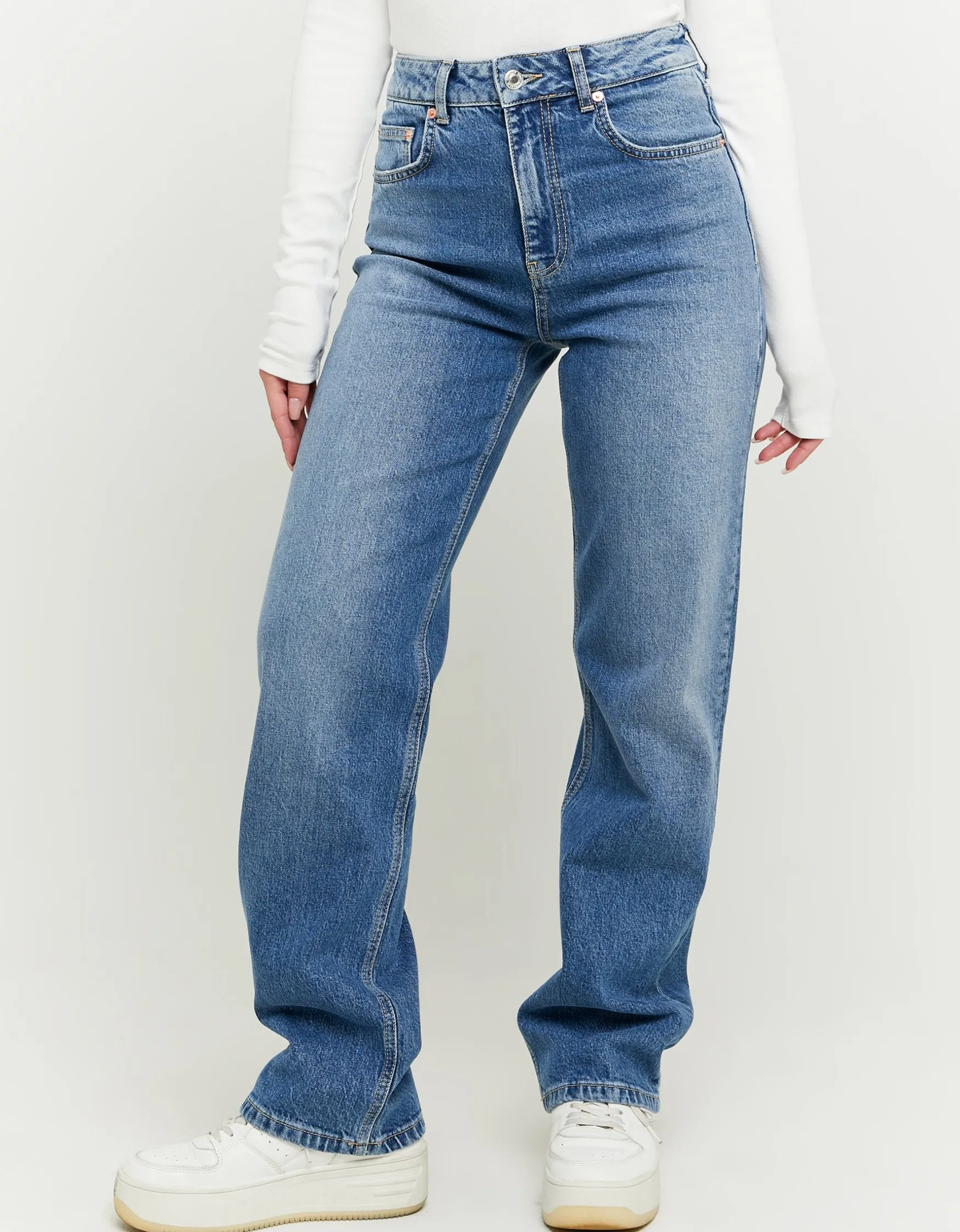 Tally Weijl High Waist Straight Leg Jeans^ Jeans