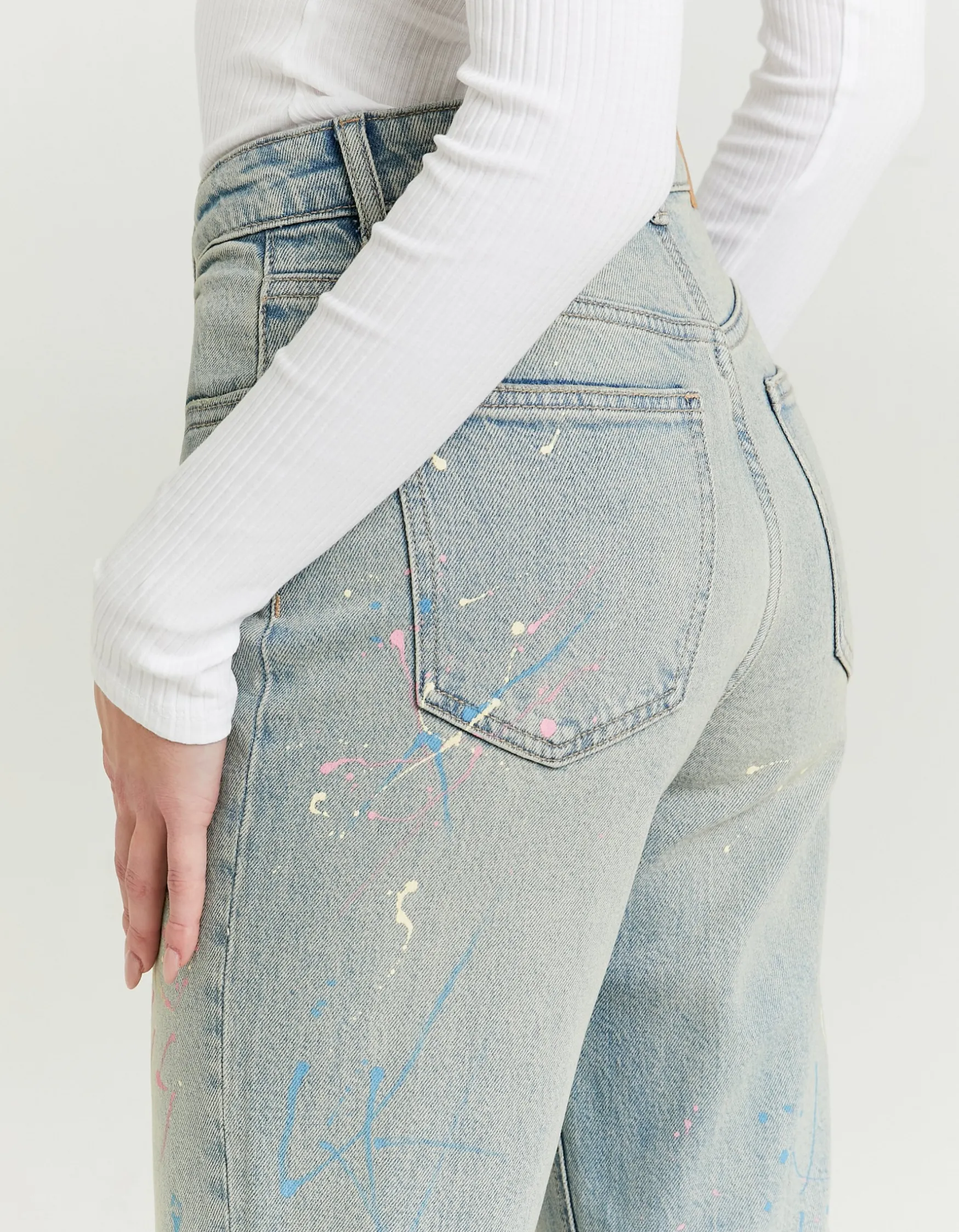 Tally Weijl High Waist Straight Leg Jeans^ Jeans