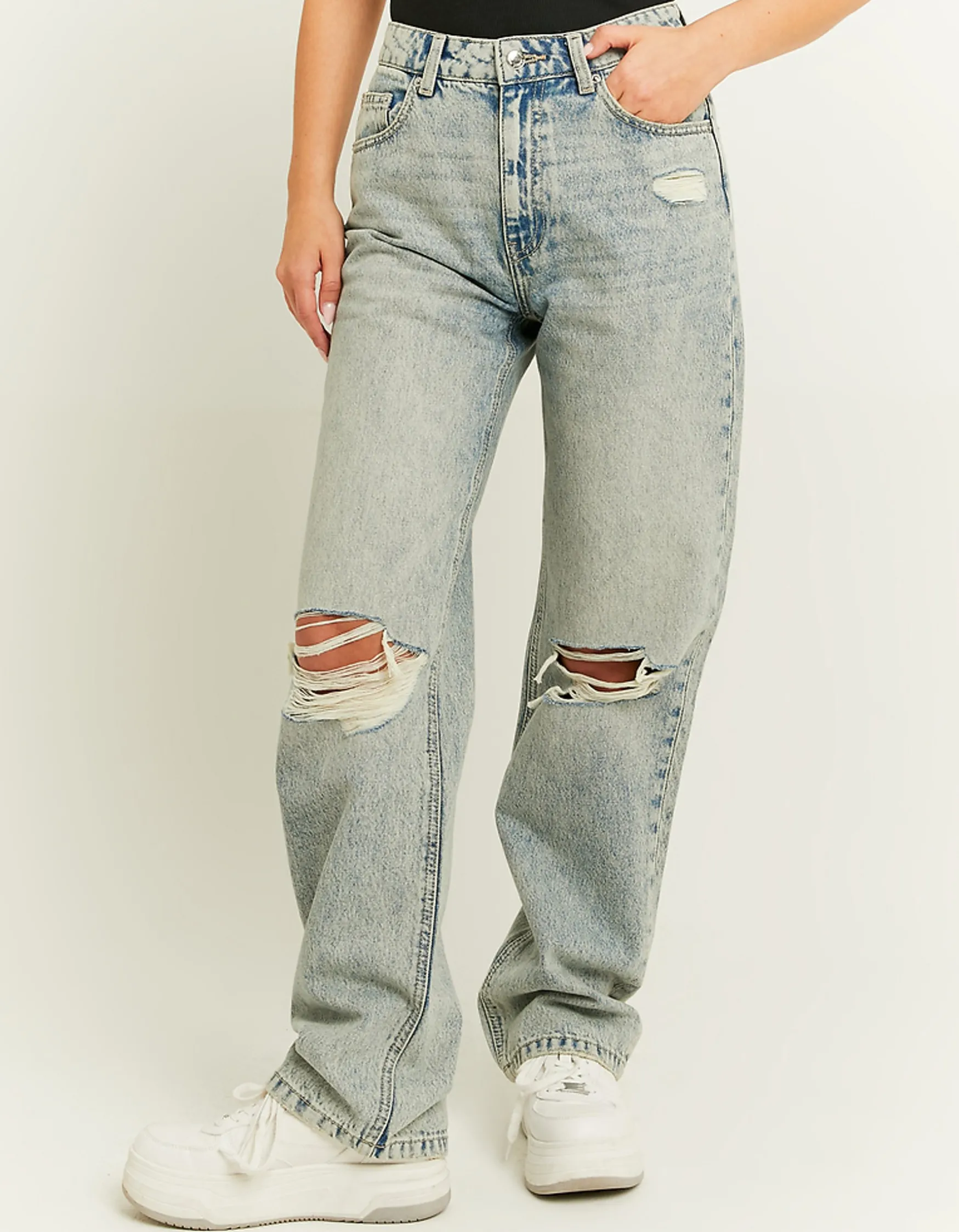 Tally Weijl High Waist Straight Leg Jeans^ Jeans