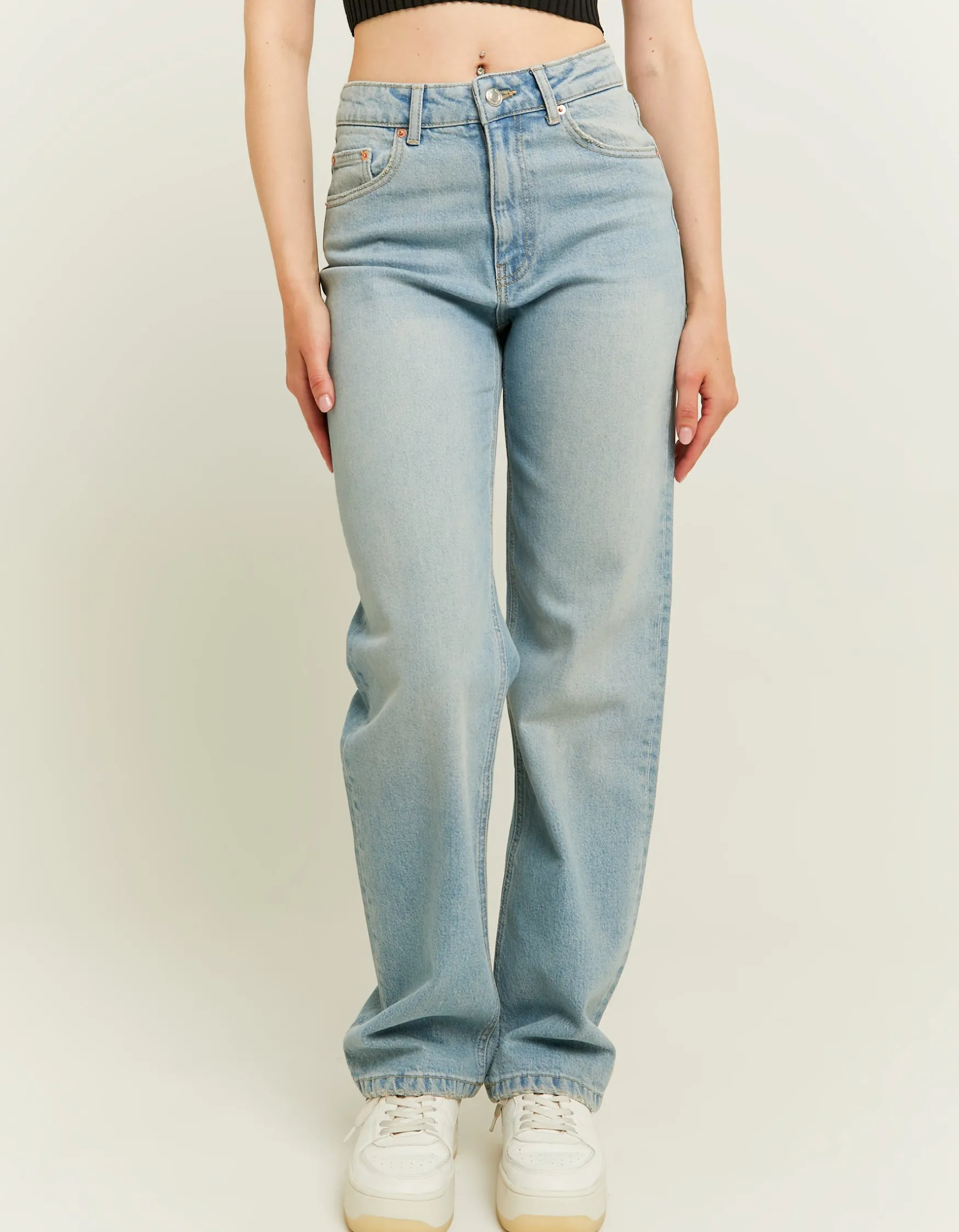 Tally Weijl High Waist Straight Leg Jeans^ Jeans