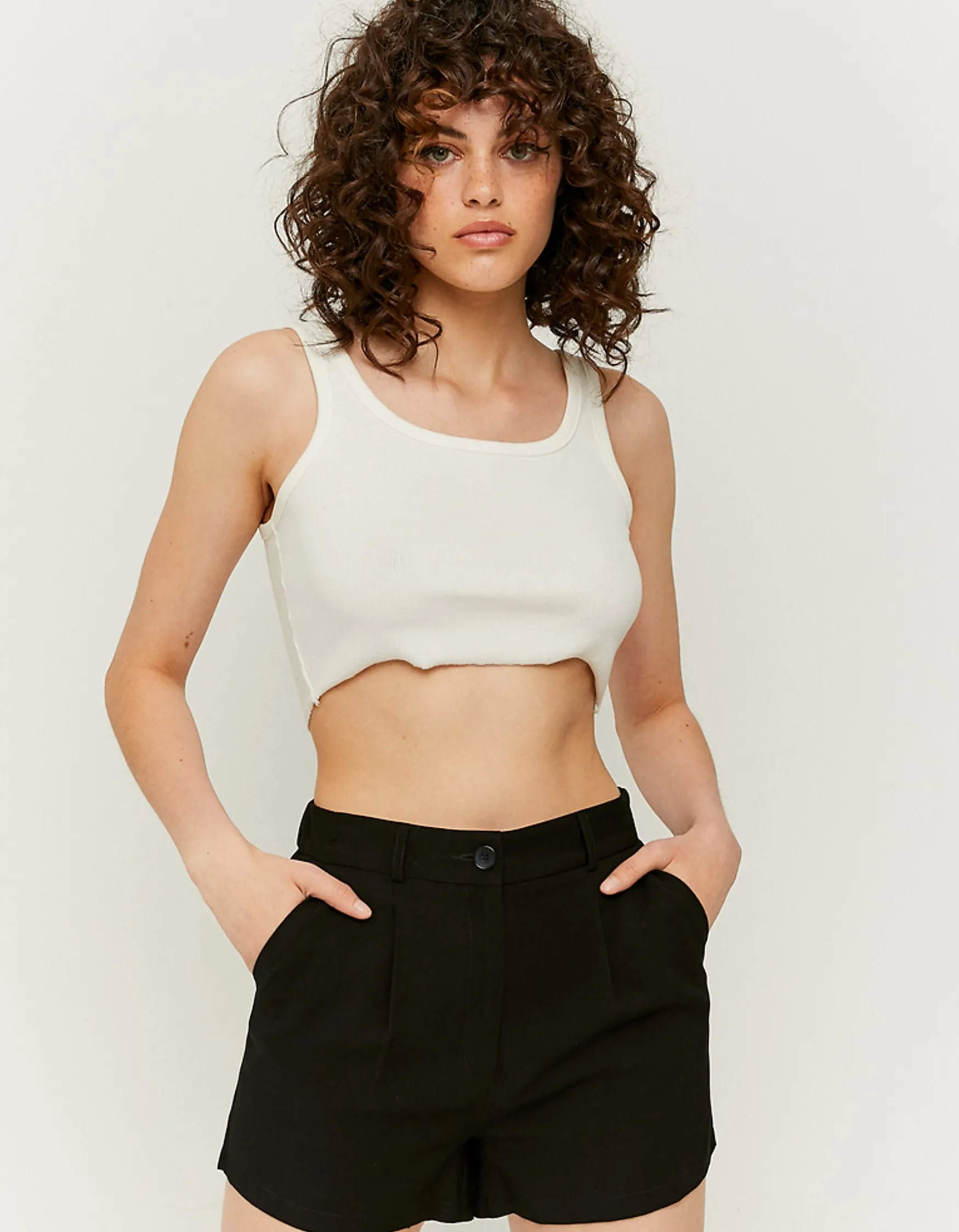 Tally Weijl High Waist Tailoring Shorts^ Shorts