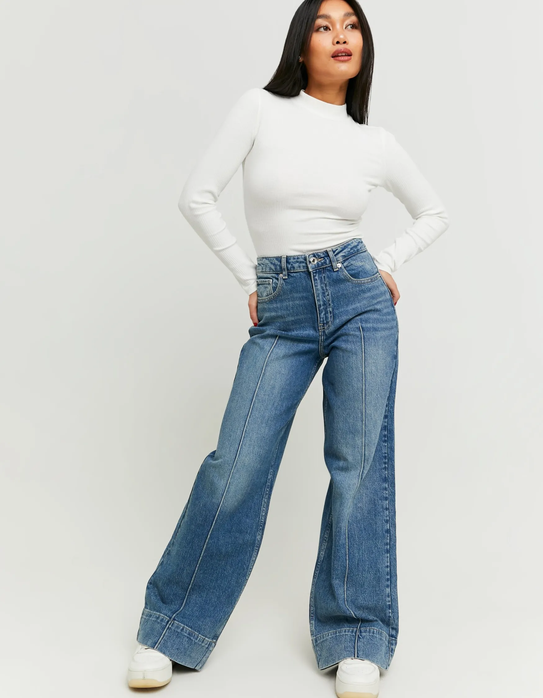 Tally Weijl High Waist Wide Leg Jeans^ Jeans