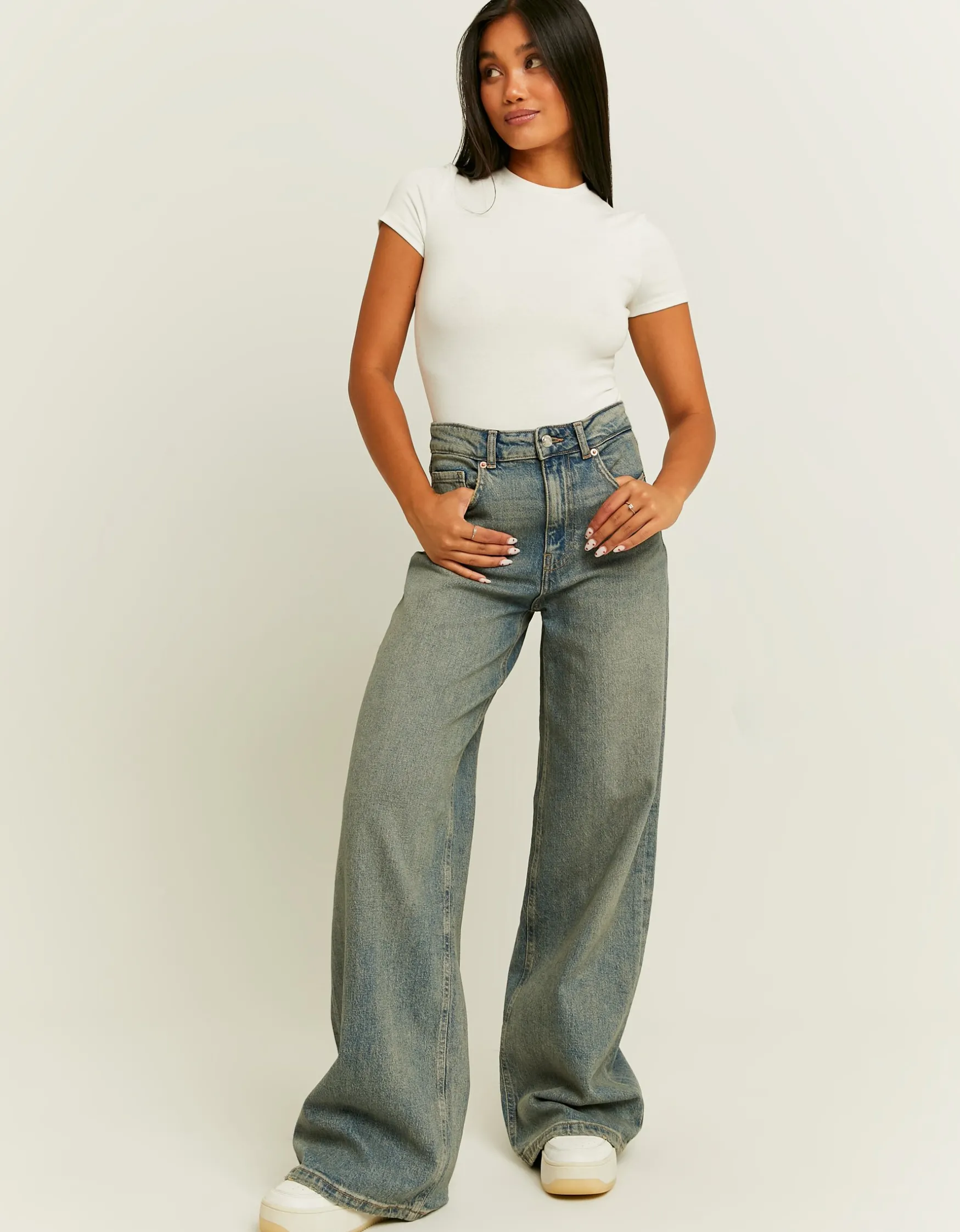 Tally Weijl High Waist Wide Leg Jeans^ Jeans