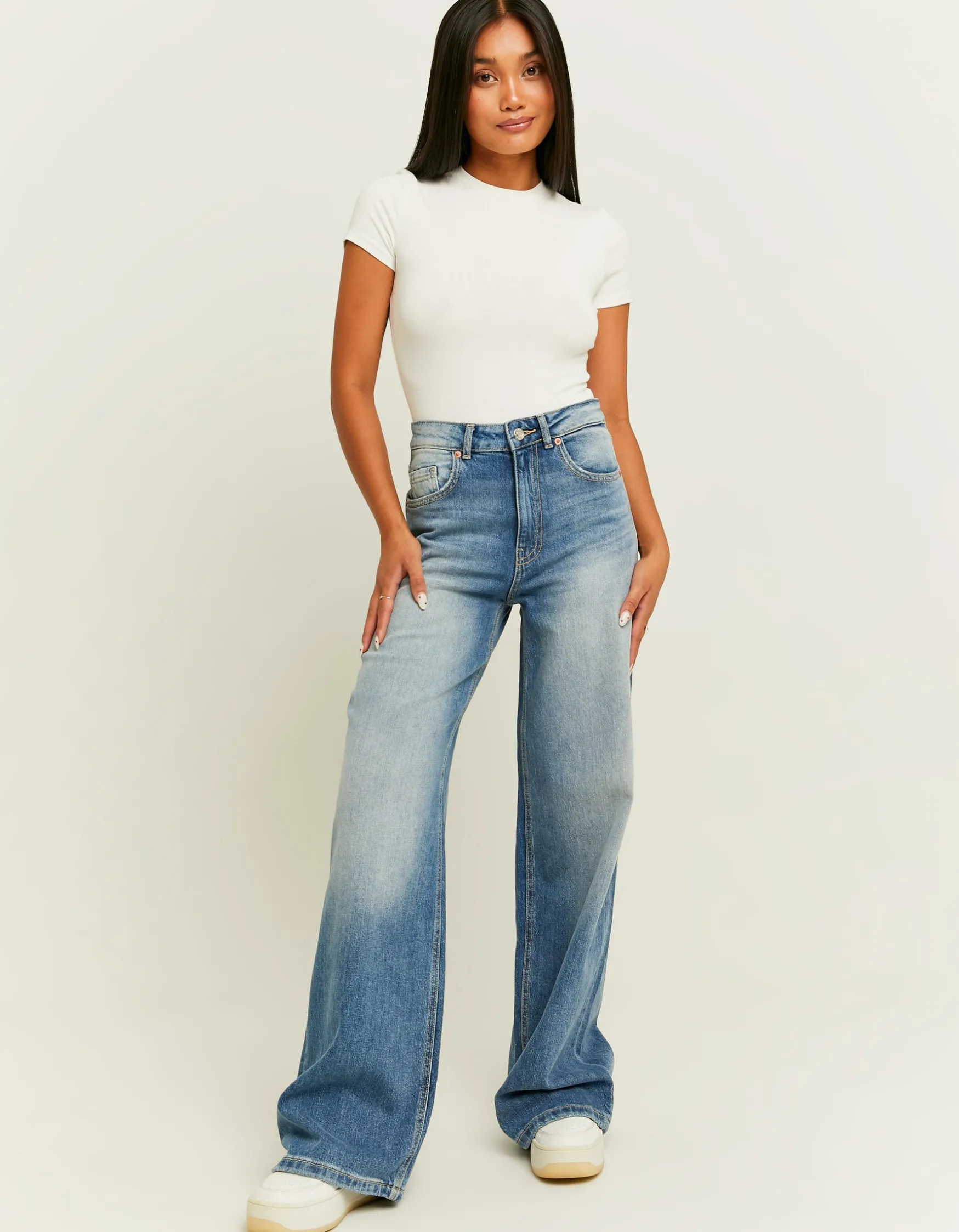 Tally Weijl High Waist Wide Leg Jeans^ Jeans