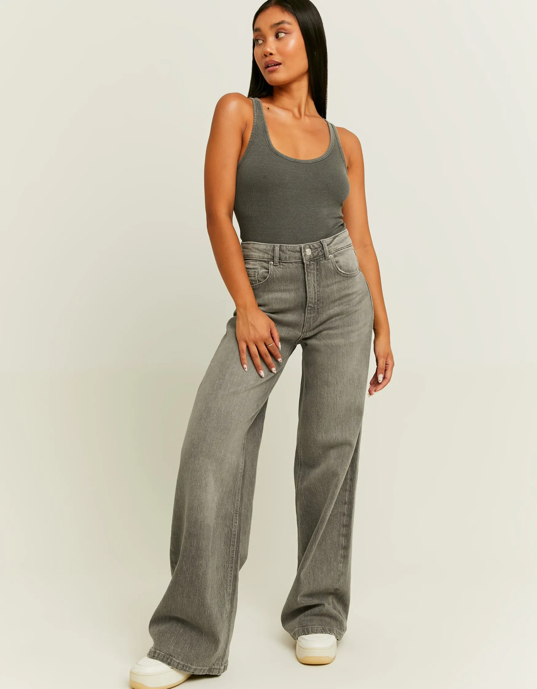 Tally Weijl High Waist Wide Leg Jeans^ Jeans