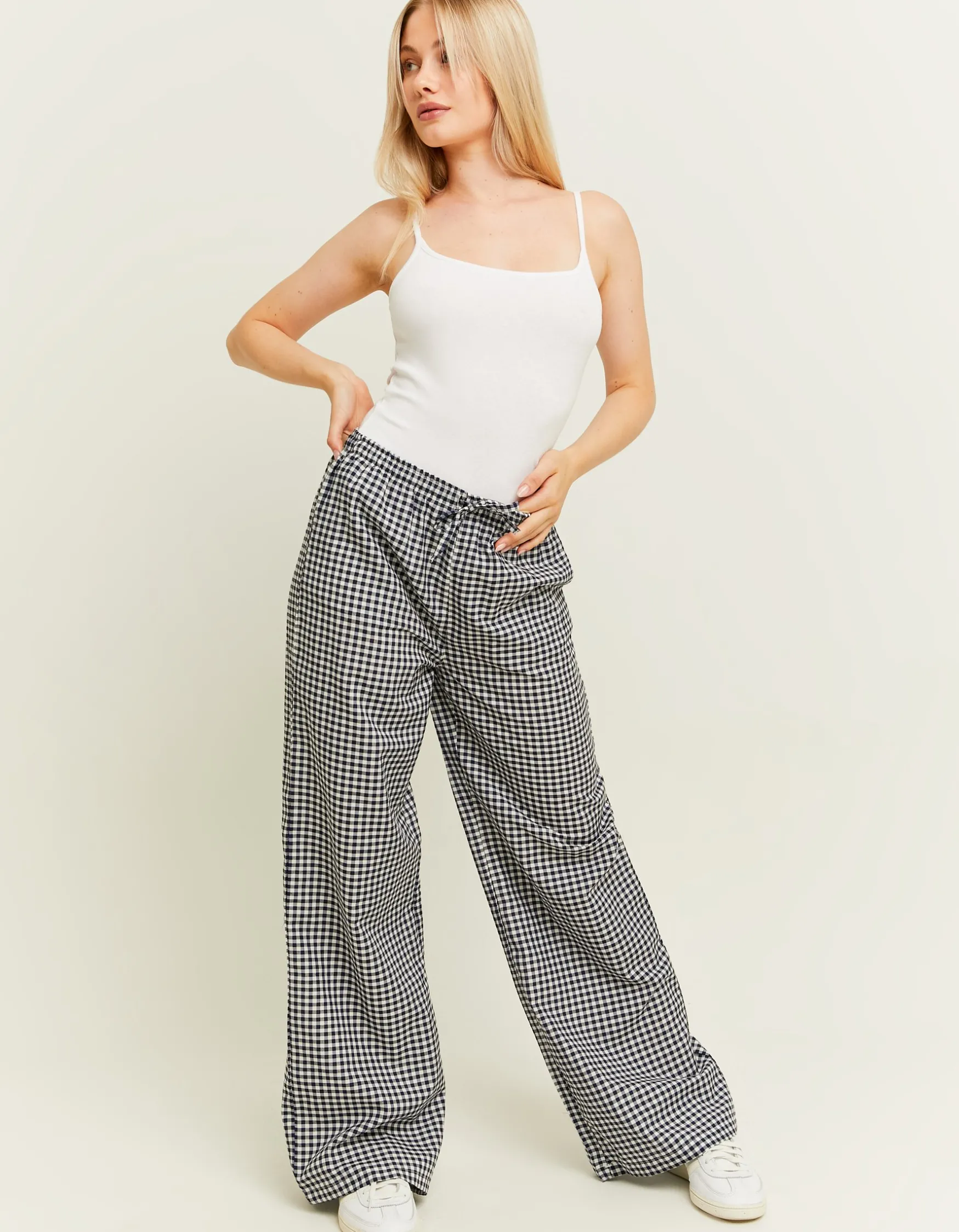 Tally Weijl Karierte Pyjama-Style Hose^ Hosen