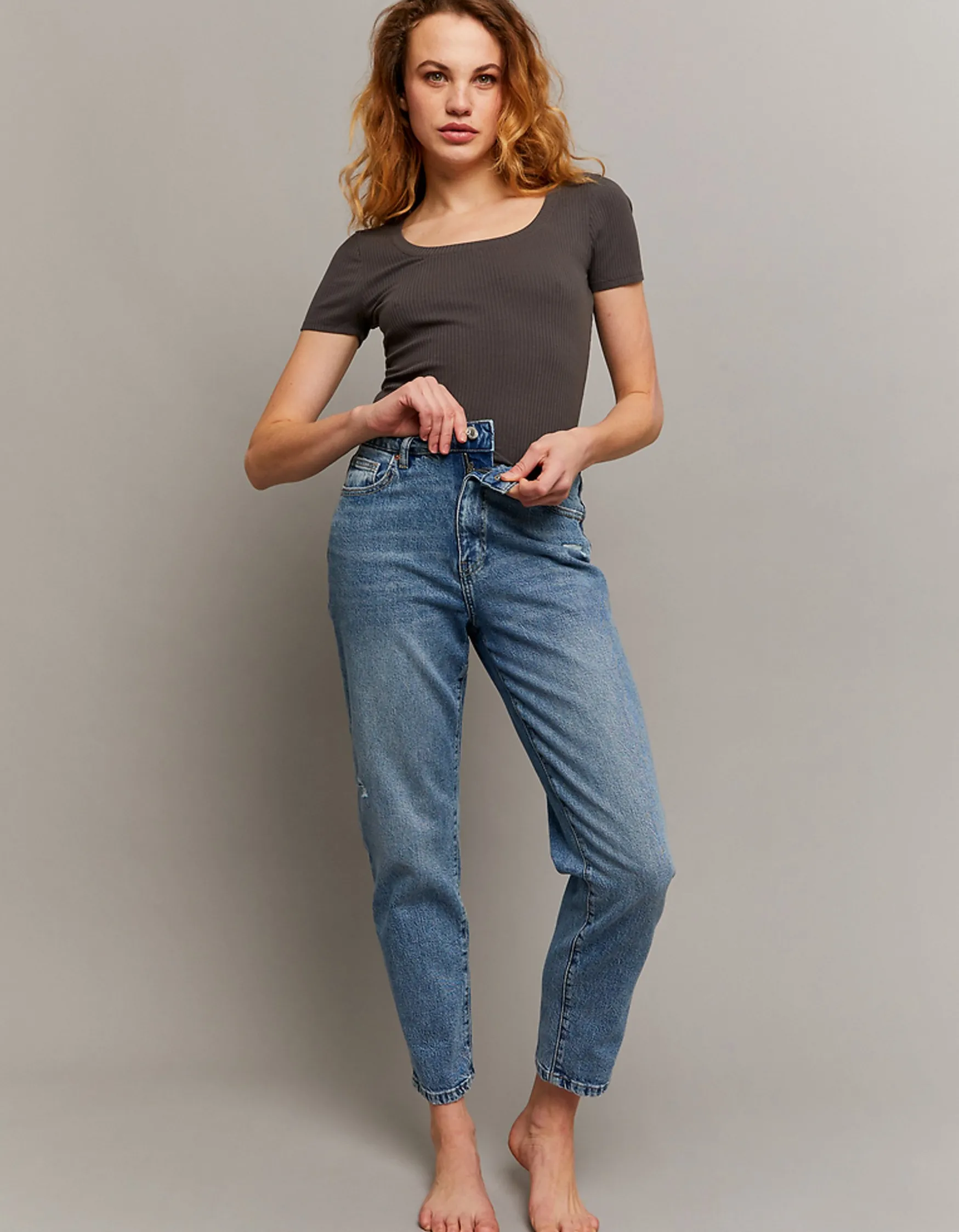 Tally Weijl Komfortable Stretch Mom Jeans^ Jeans