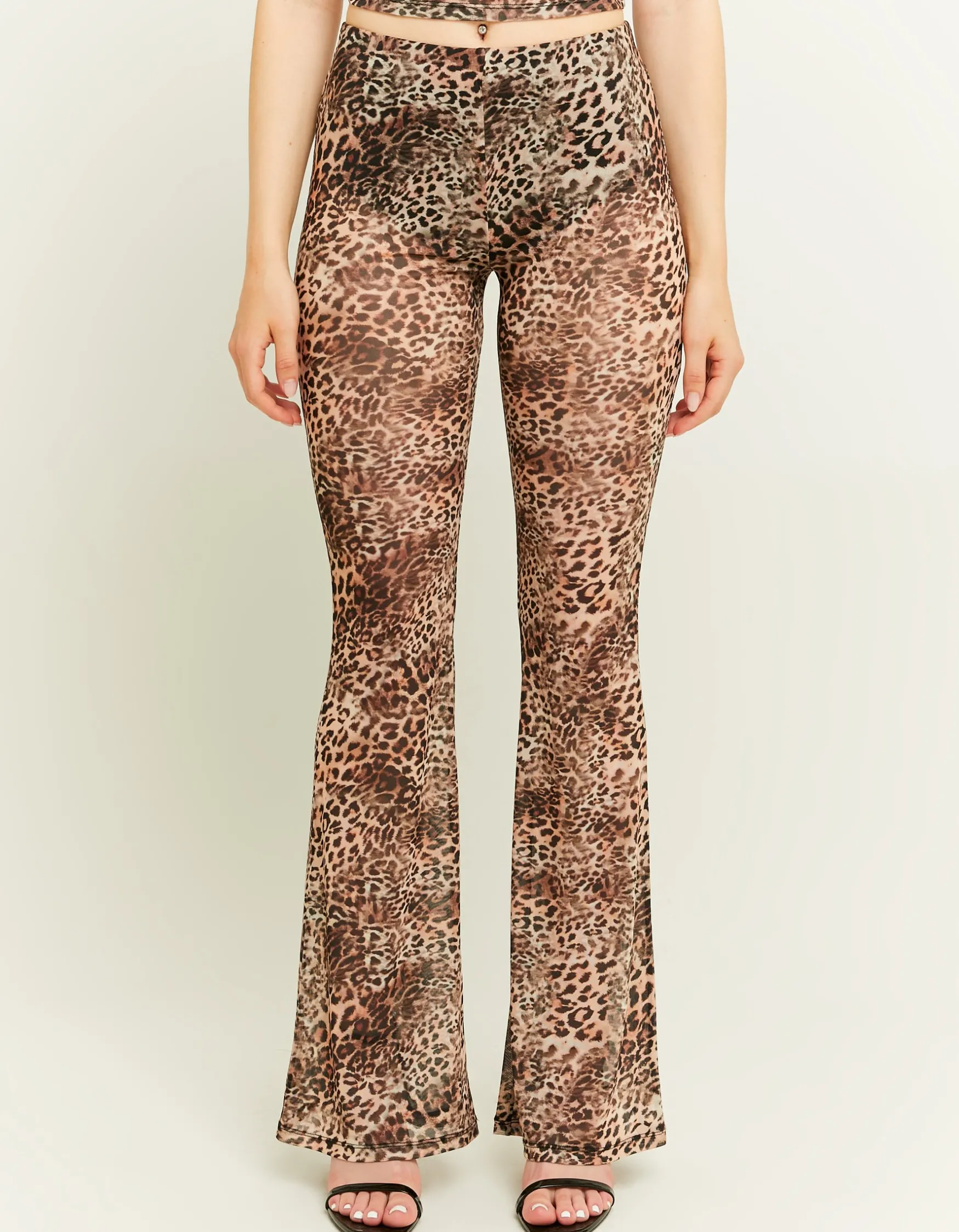 Tally Weijl Leo Print Mesh Leggings^ Hosen | Leggings